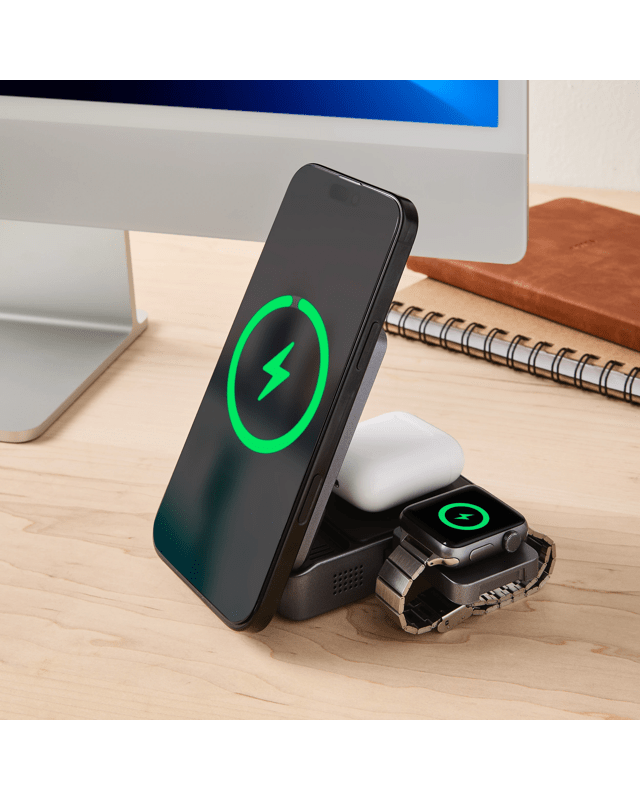 Qi2 3-in-1 Foldable Wireless Cha