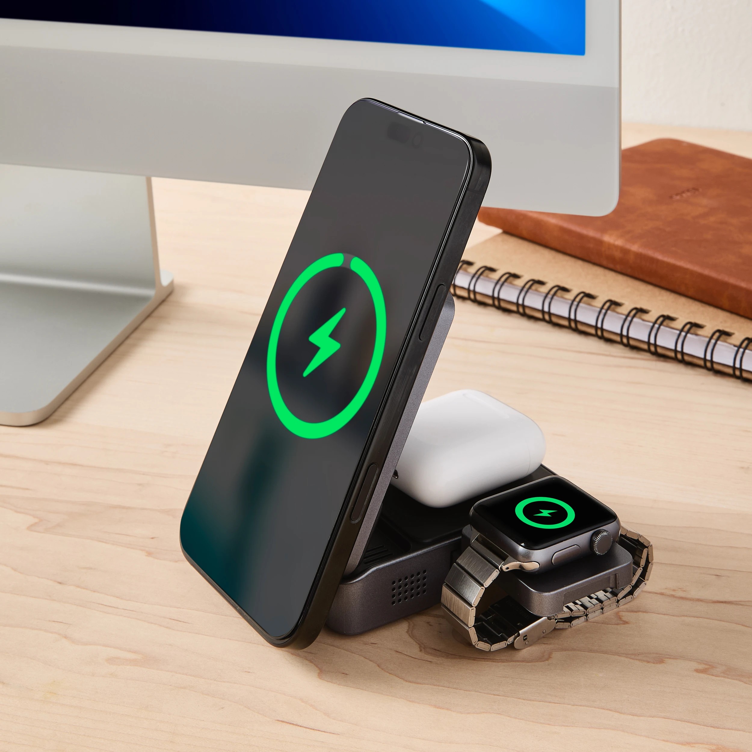 1 Qi2 3-in-1 Foldable Wireless Charger, 1 of 10