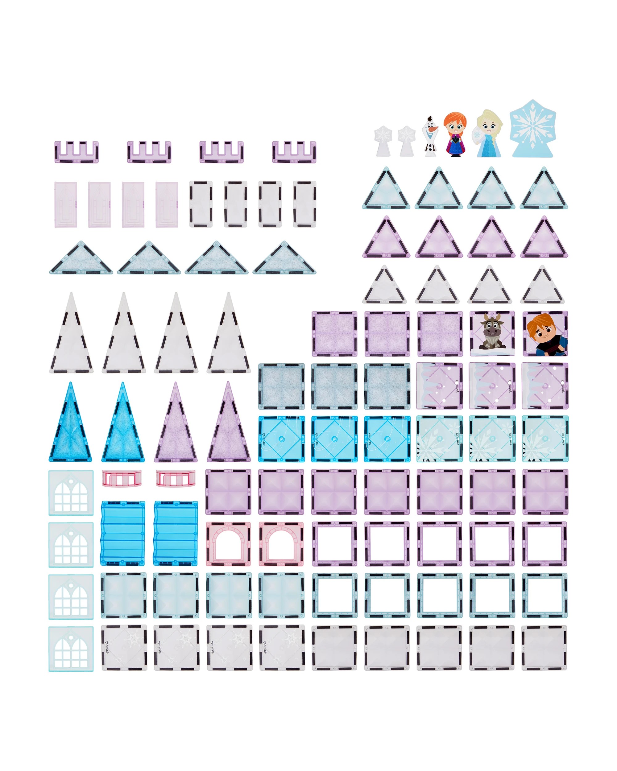 6 100 Piece Disney Frozen Magnetic Tiles, 6 of 7