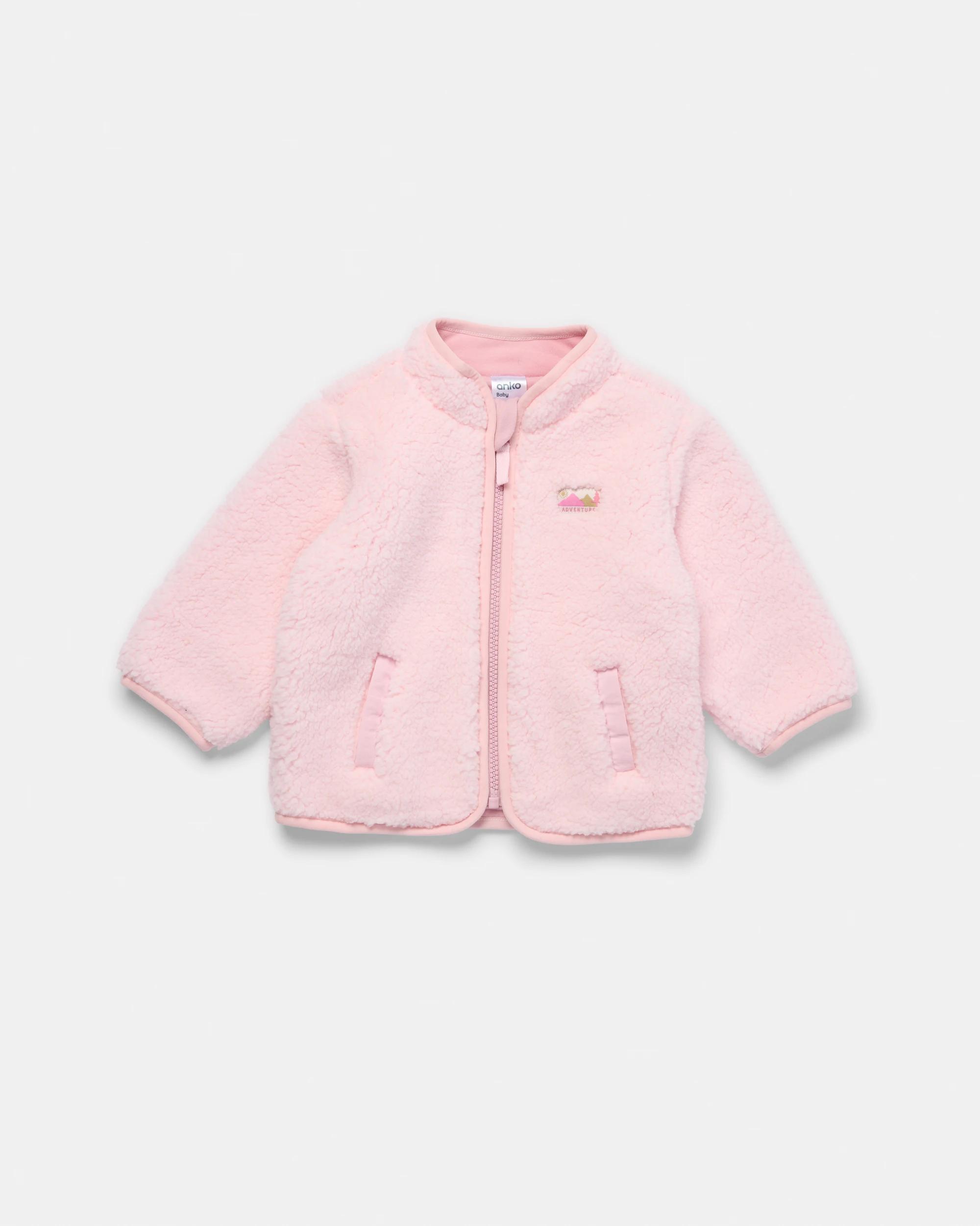 1 Sherpa Zip Jacket Pnk Advntr, 1 of 3