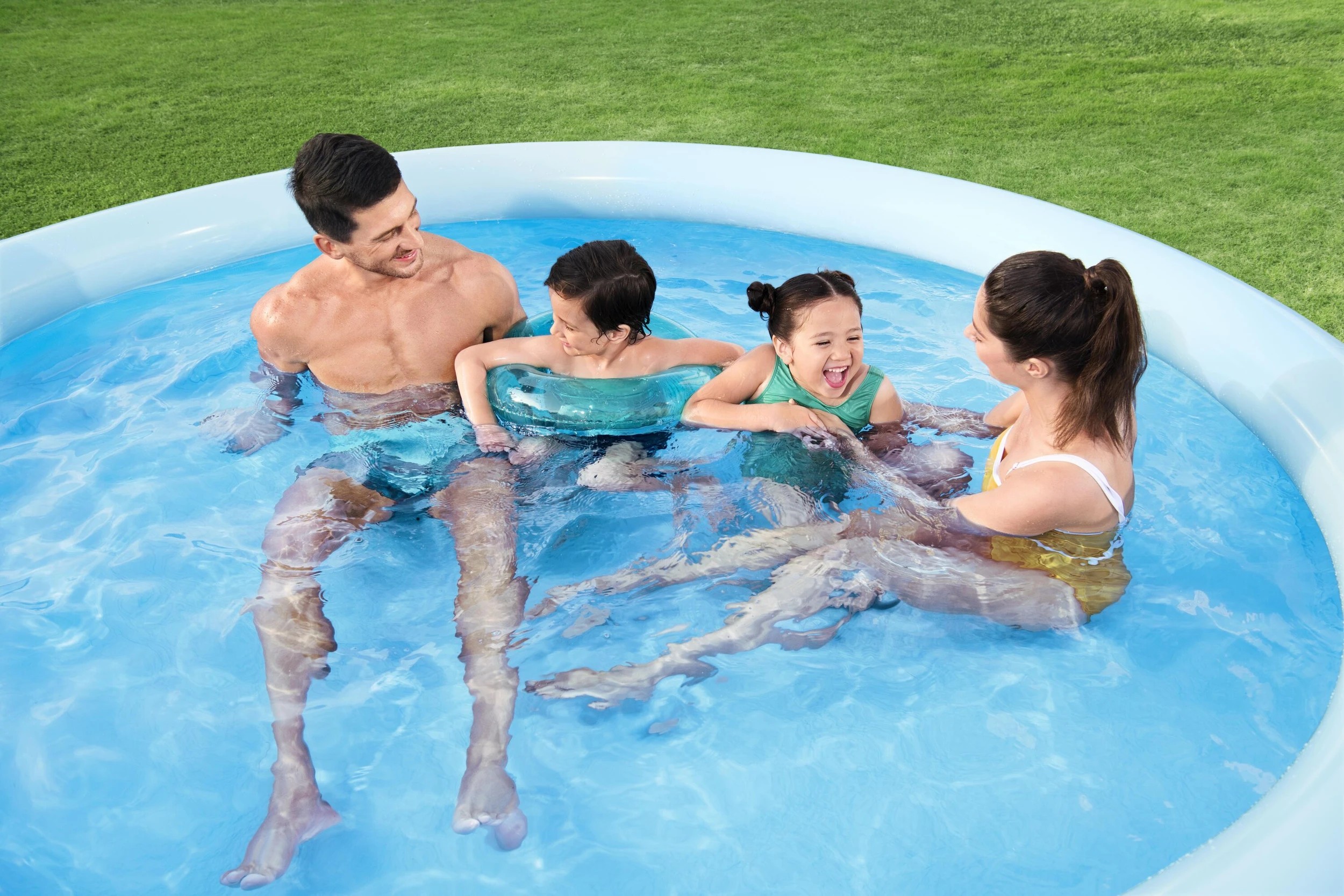 5 Bestway Inflatable Fast Set Fill and Rise Pool, 5 of 6