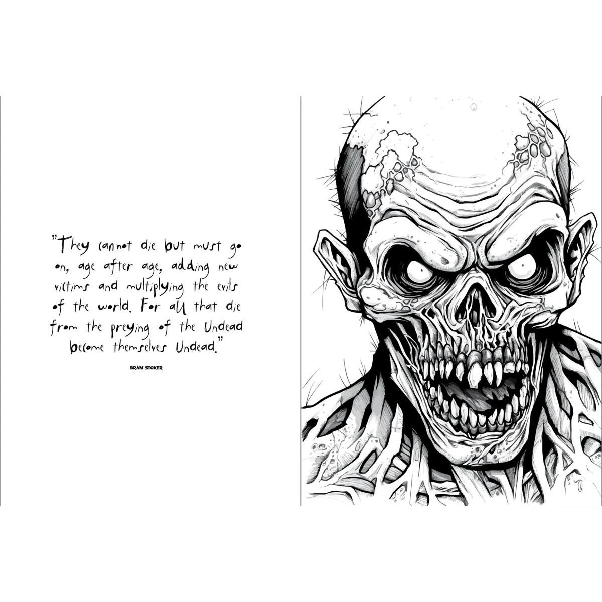 5 The Gothika Series: The Undead Creepy Colouring Book, 5 of 5