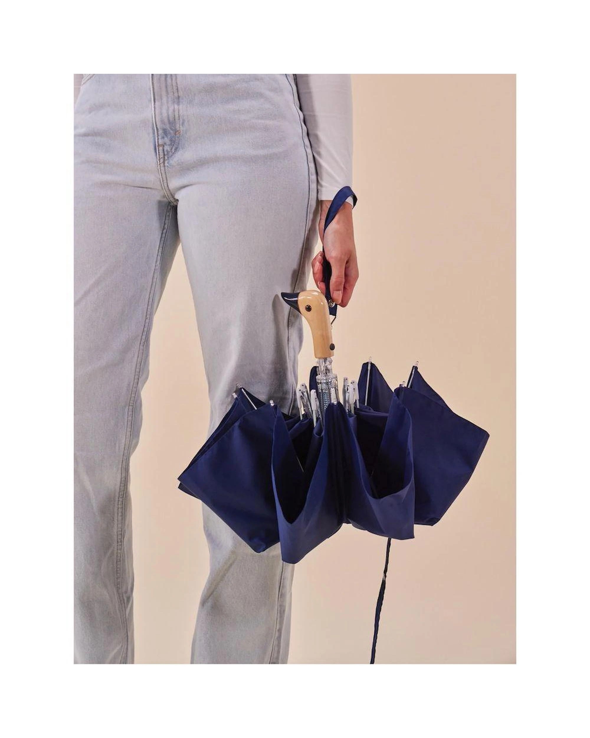 3 Original Duckhead Duck Umbrella Compact  Navy  5 x 7 x 35cm, 3 of 6