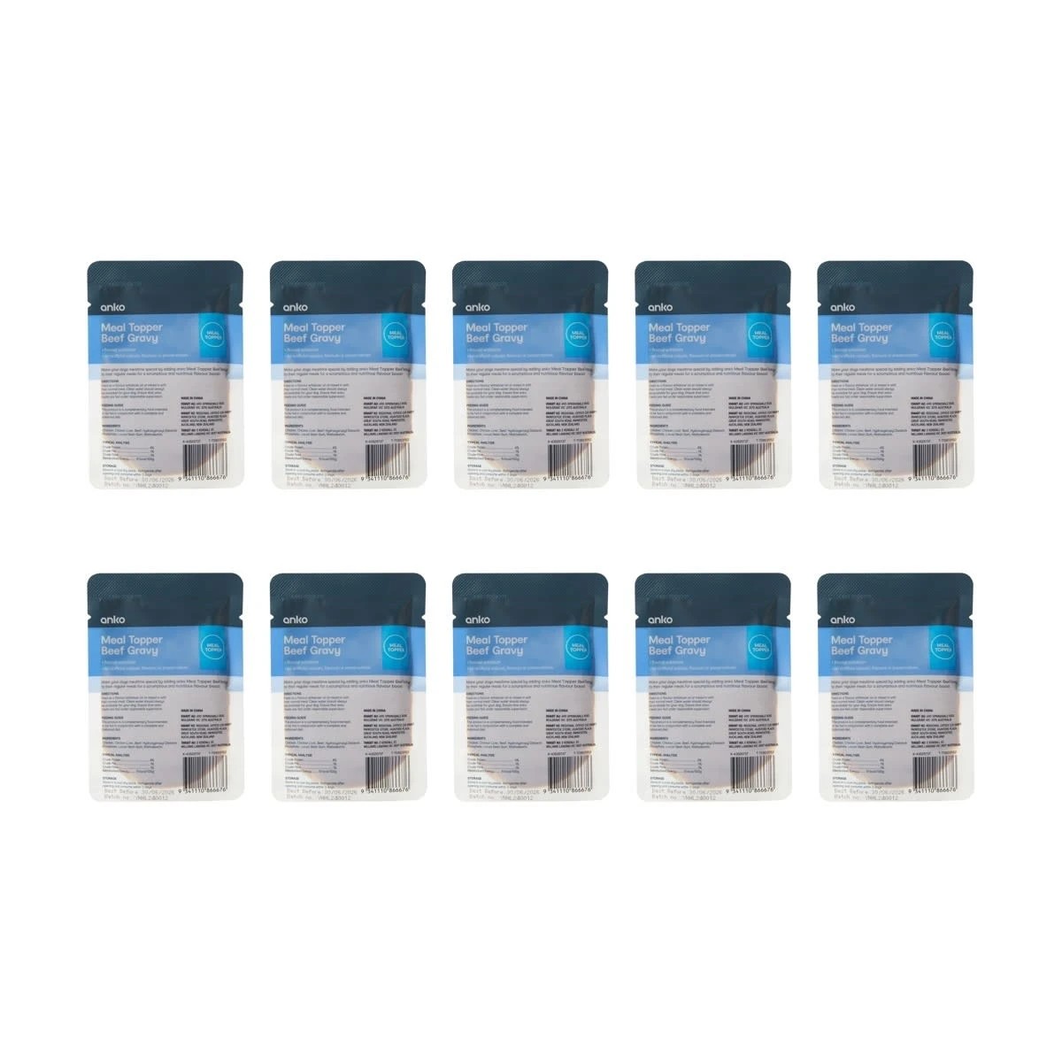 3 10 Pack Pet Treat Gravy Beef, 3 of 4