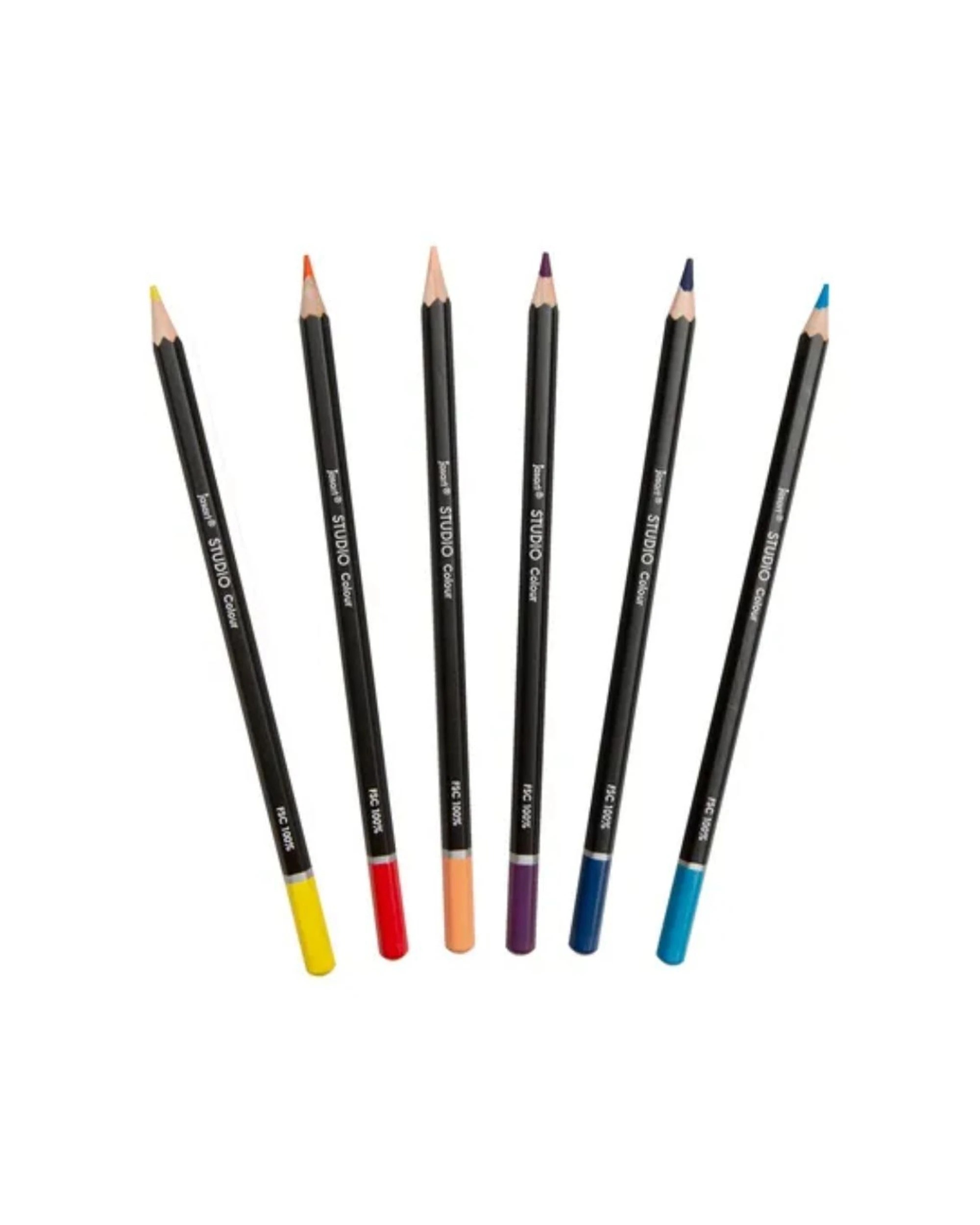1 Jasart 72pc Studio Art Craft Tin Colour Pencil Set Non-Toxic - Multi, 1 of 3