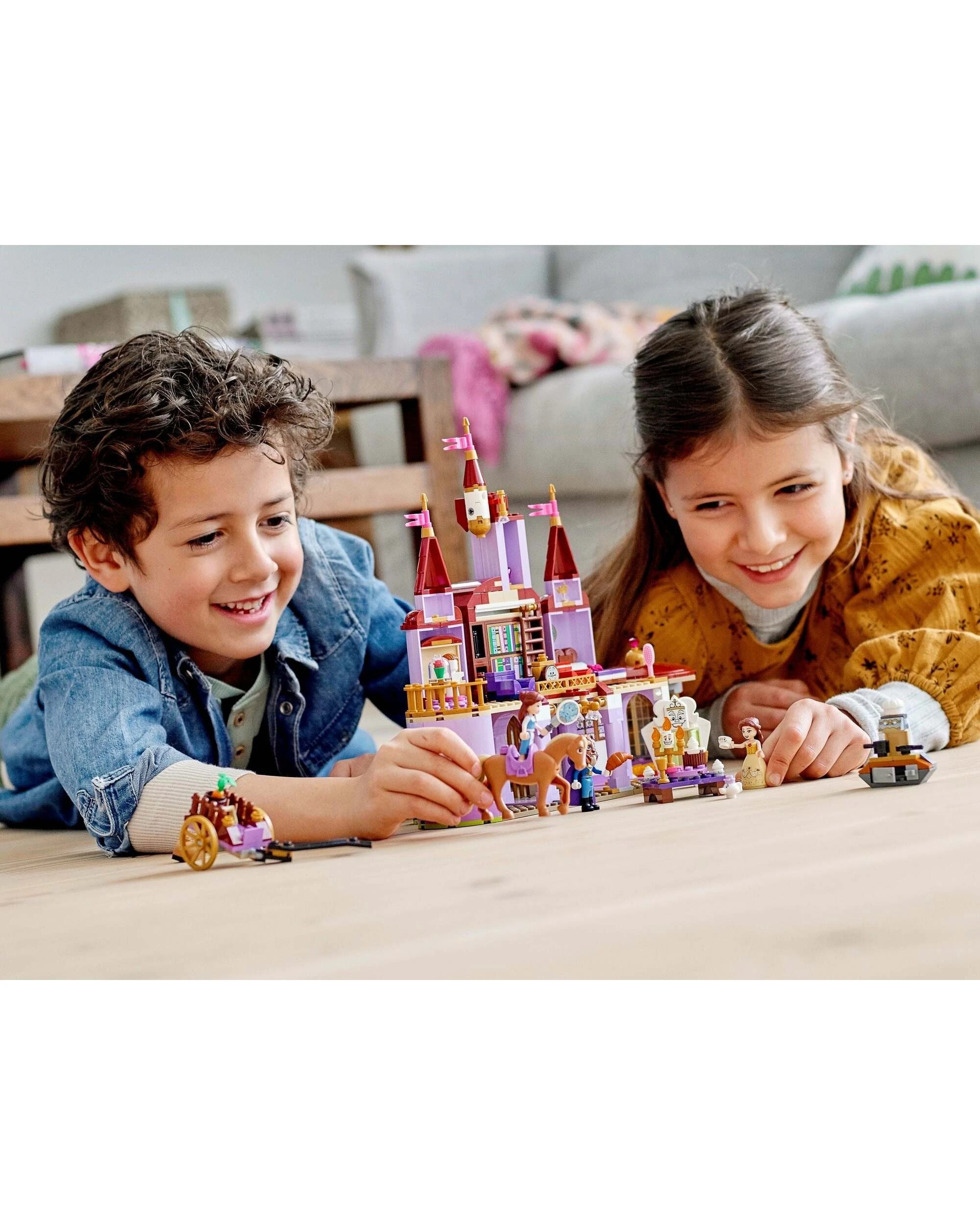 3 LEGO 43196 Belle & Beast's Castle - Disney Princess Building Toy, 3 of 5