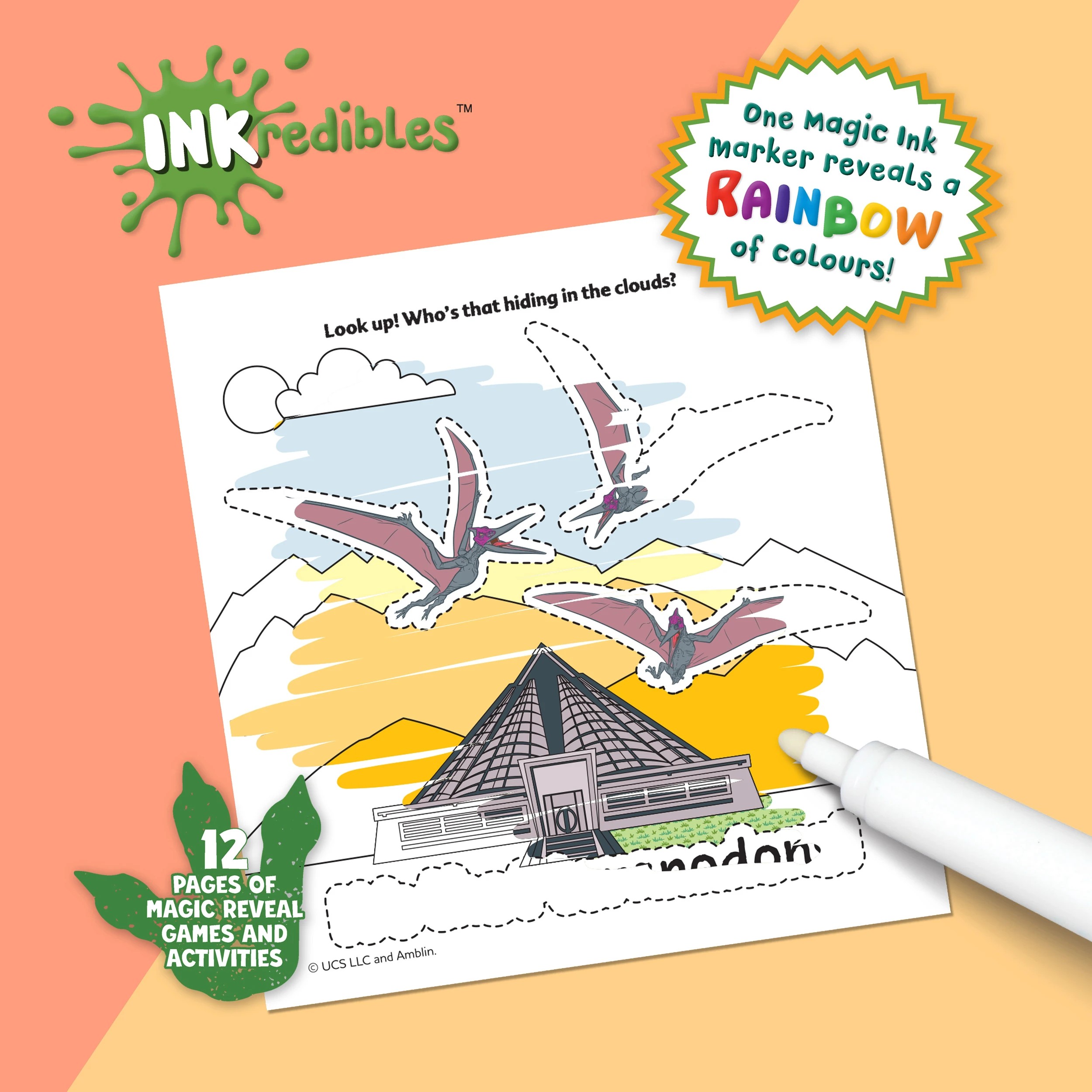 3 INKredibles Jurassic World Magic Ink Pictures! - Book, 3 of 5