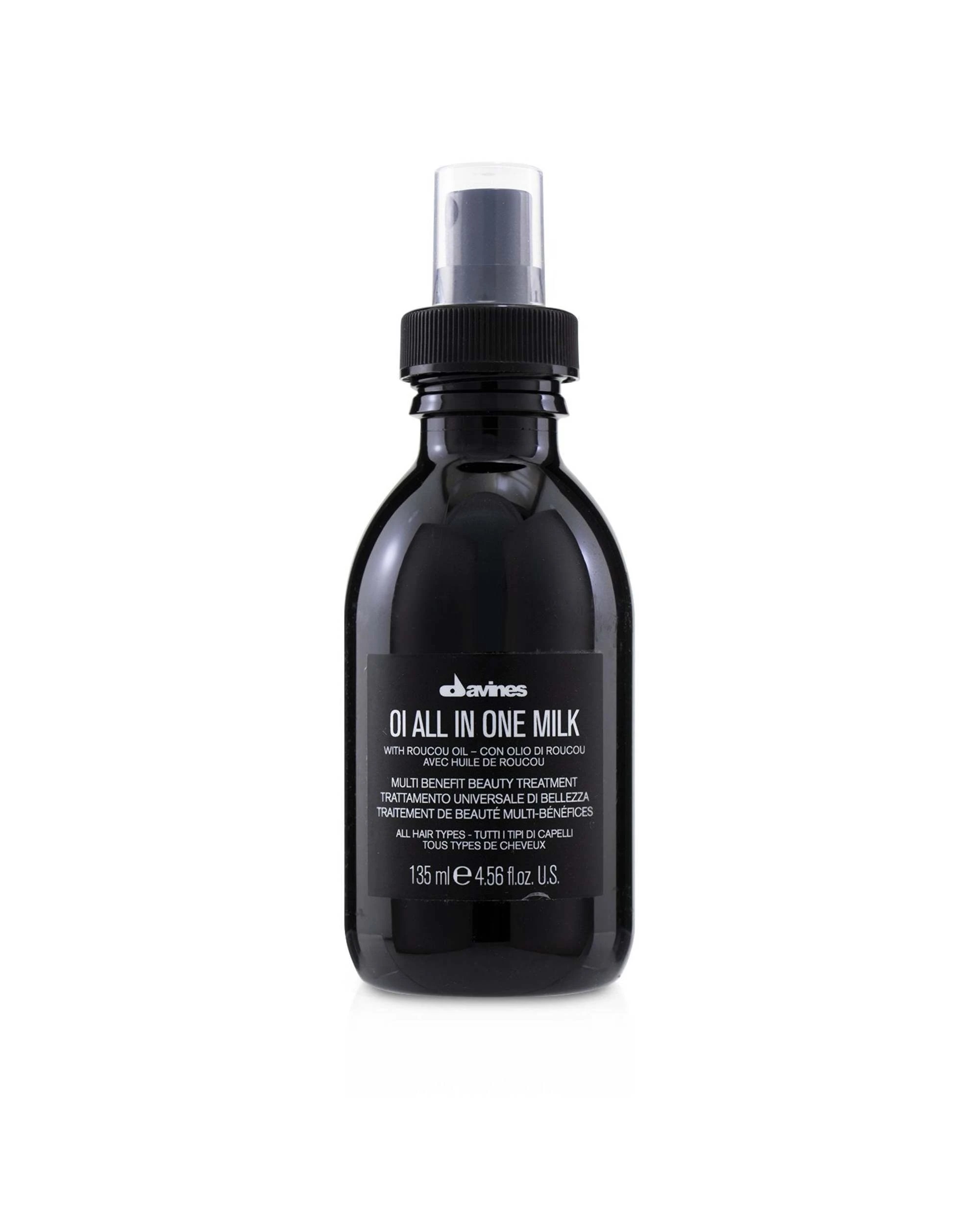 1 Davines OI All In One Milk (Multi Benefit Beauty Treatment - All Hair Types)  135ml/4.56oz, 1 of 4