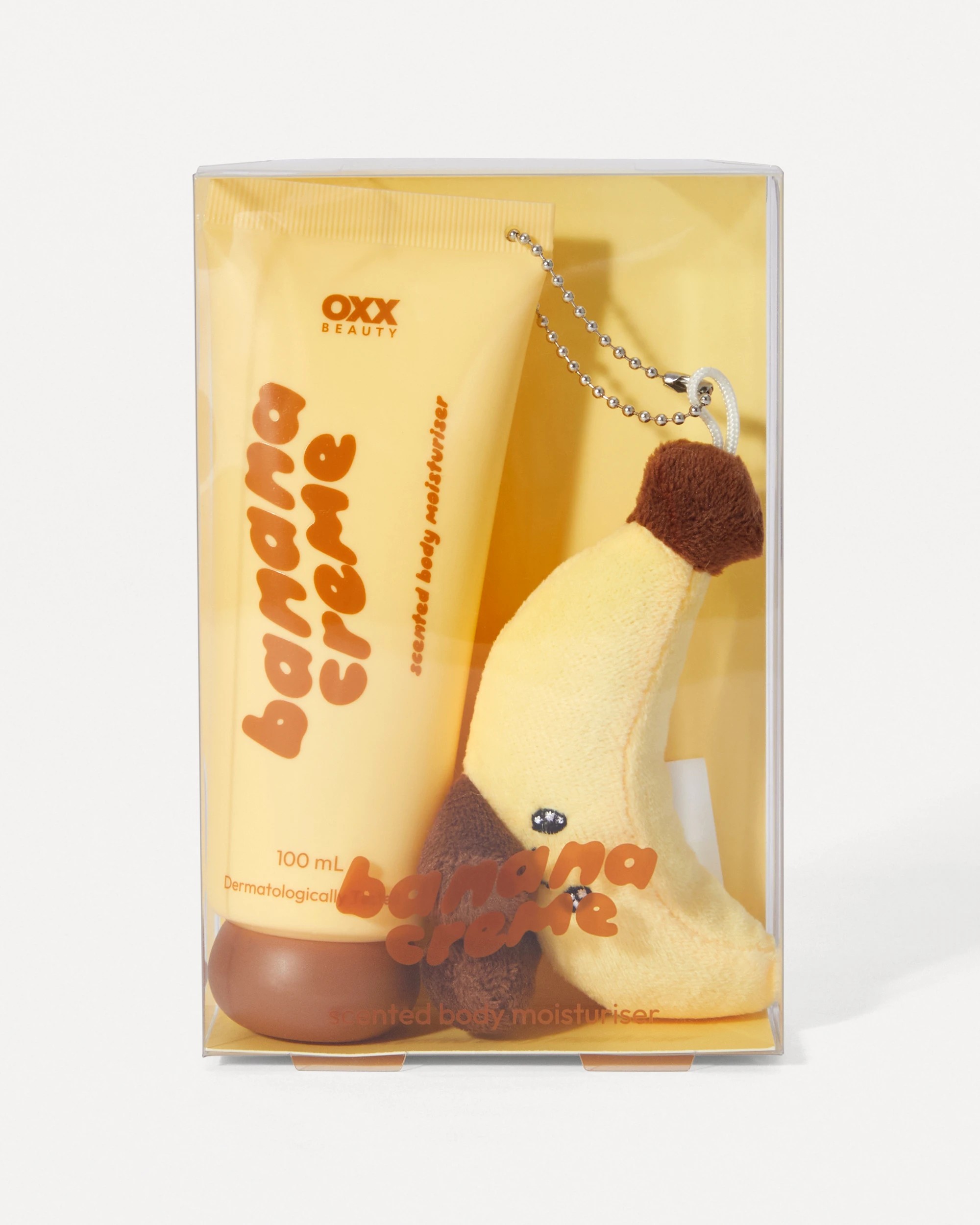1 OXX Beauty Banana Creme Scented Body Moisturiser 100ml, 1 of 5