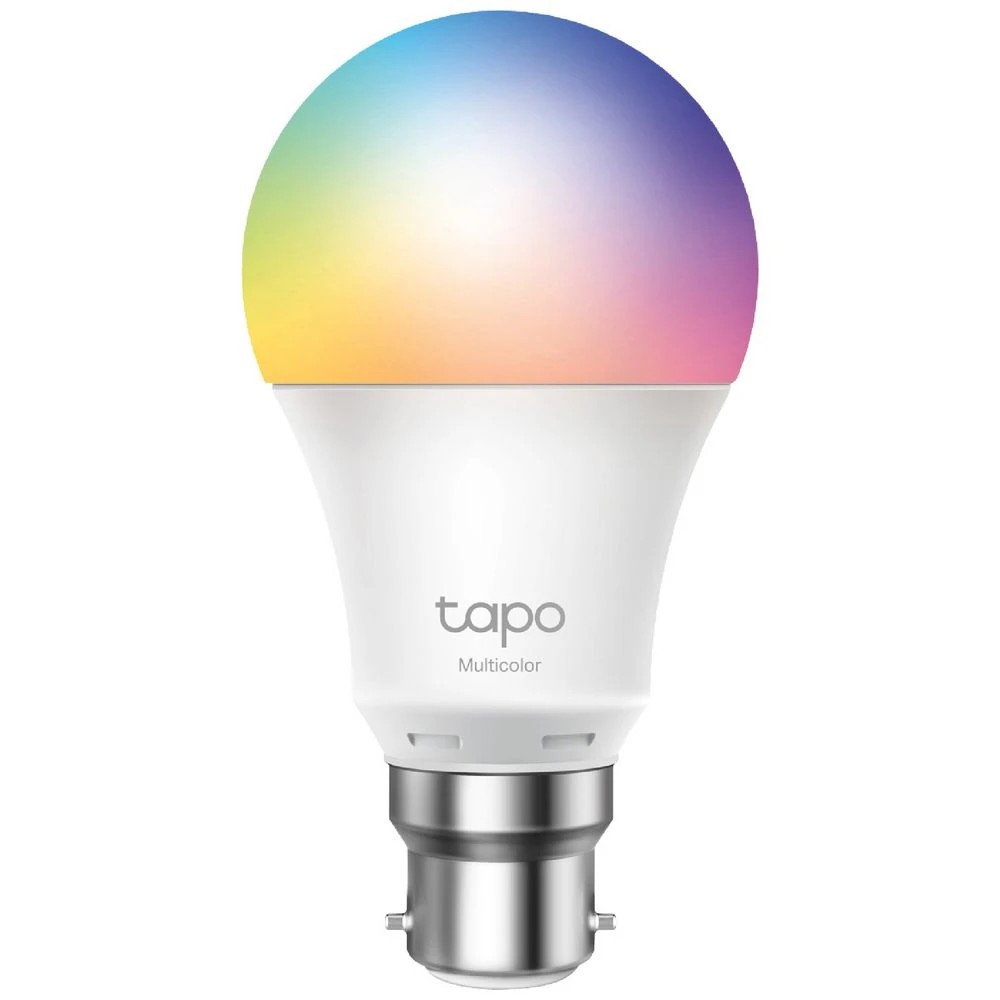 1 TP-Link Tapo Multicolour WiFi Smart Bulb B22 Base, 1 of 8