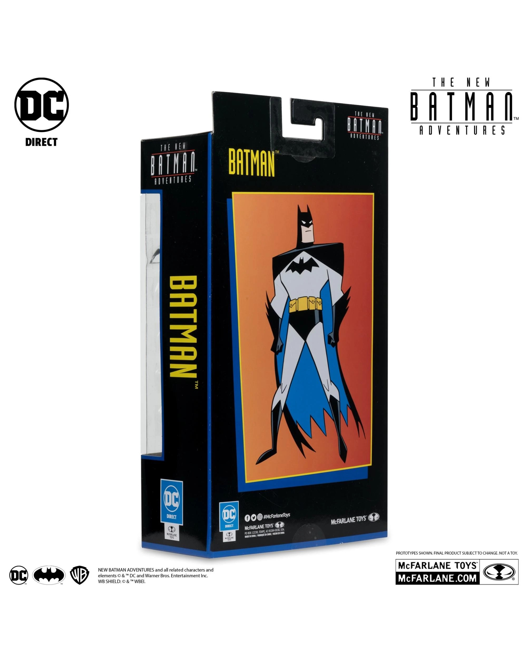 10 DC Direct The New Batman Adventures Batman 6 inch Action Figure - Silver, 10 of 10