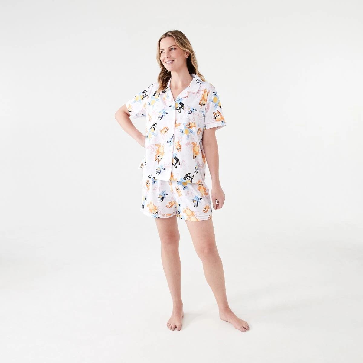 8 Bluey License Family Matching Short Sleeve Top and Shorts Comfort Pyjama Set BLUEY WHITE, 8 of 8