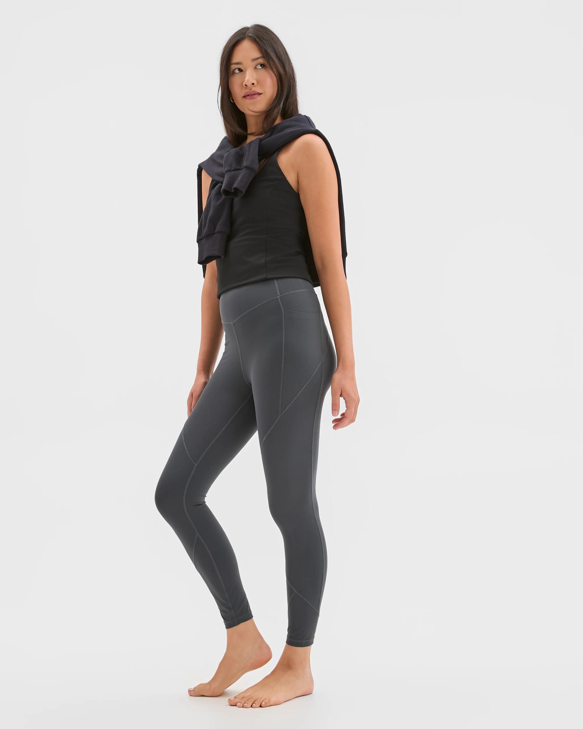 2 Target Active Infinity Sculpt High Rise 7/8 Length Tights GRAPHITE, 2 of 7