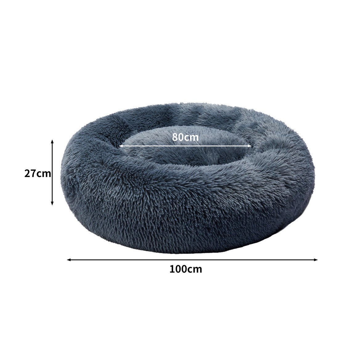 6 Pawz Round Pet Bed Xxl - Blue, 6 of 7