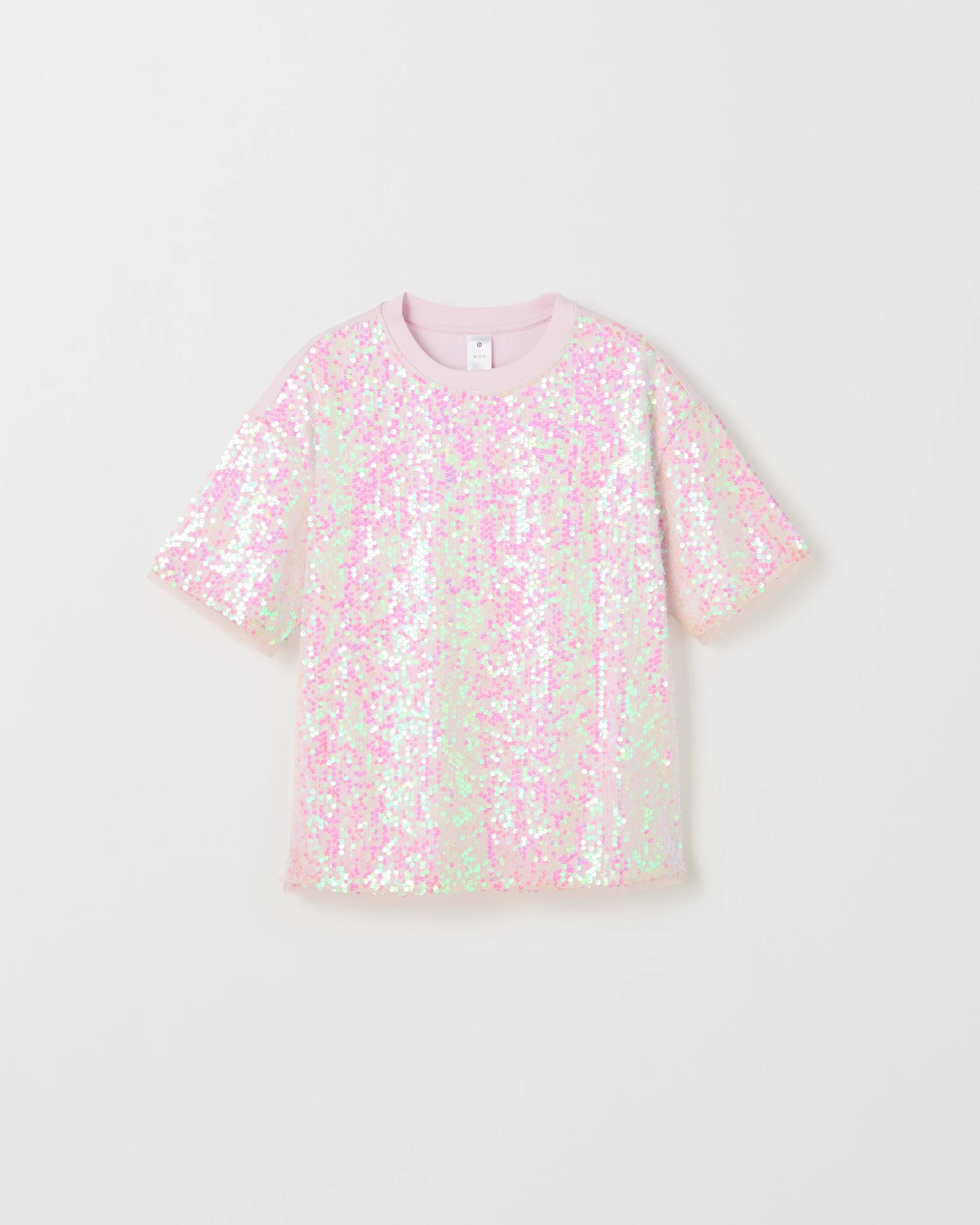 5 Target Kids Sequin Oversized T-Shirt IRIDESCENT, 5 of 6
