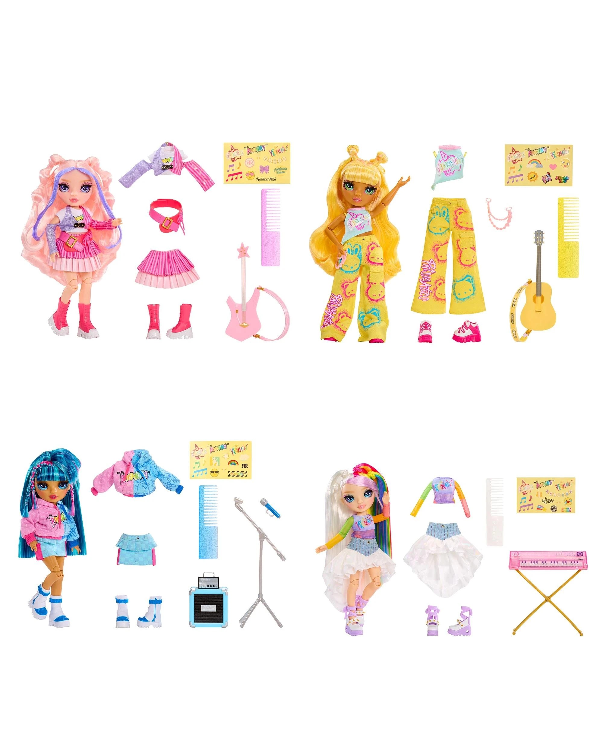 2 Rainbow High Junior High Rockband Fashion Doll - Assorted - Multi, 2 of 3