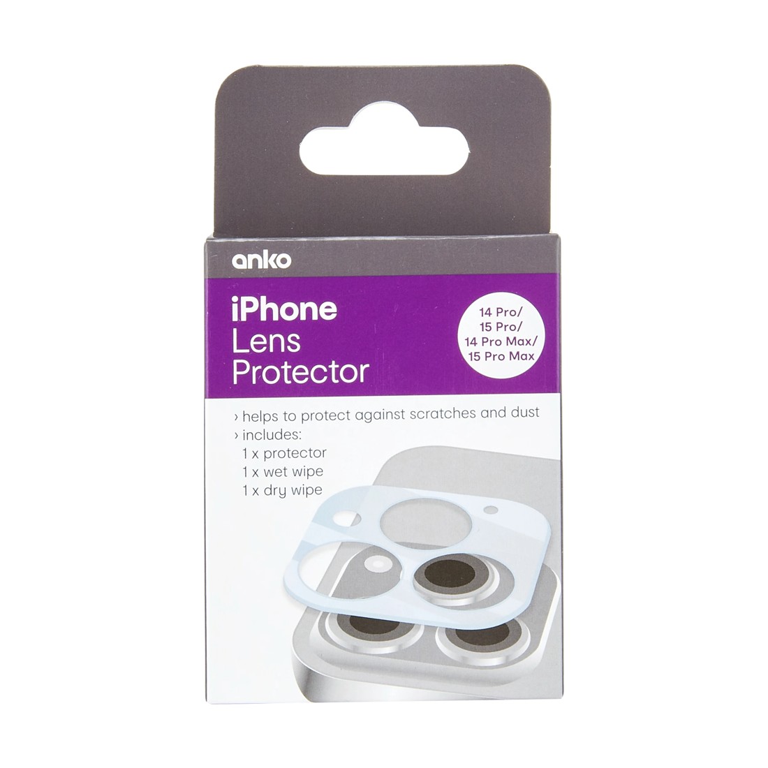 1 iPhone 14 Pro/15 Pro/14 Pro Max/15 Pro Max Lens Protector, 1 of 2