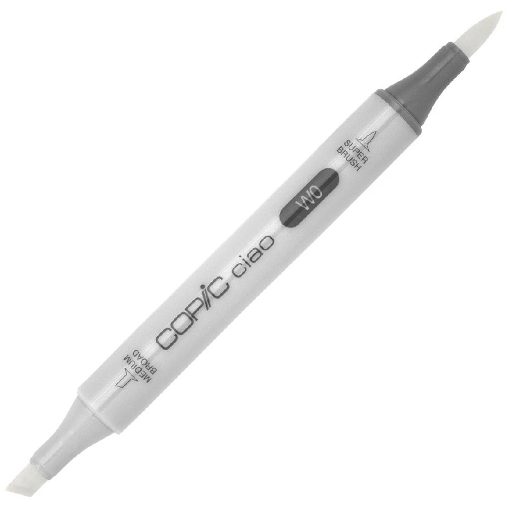 1 Copic Ciao Dual Nib Marker W0 Warm Gray No.0, 1 of 3