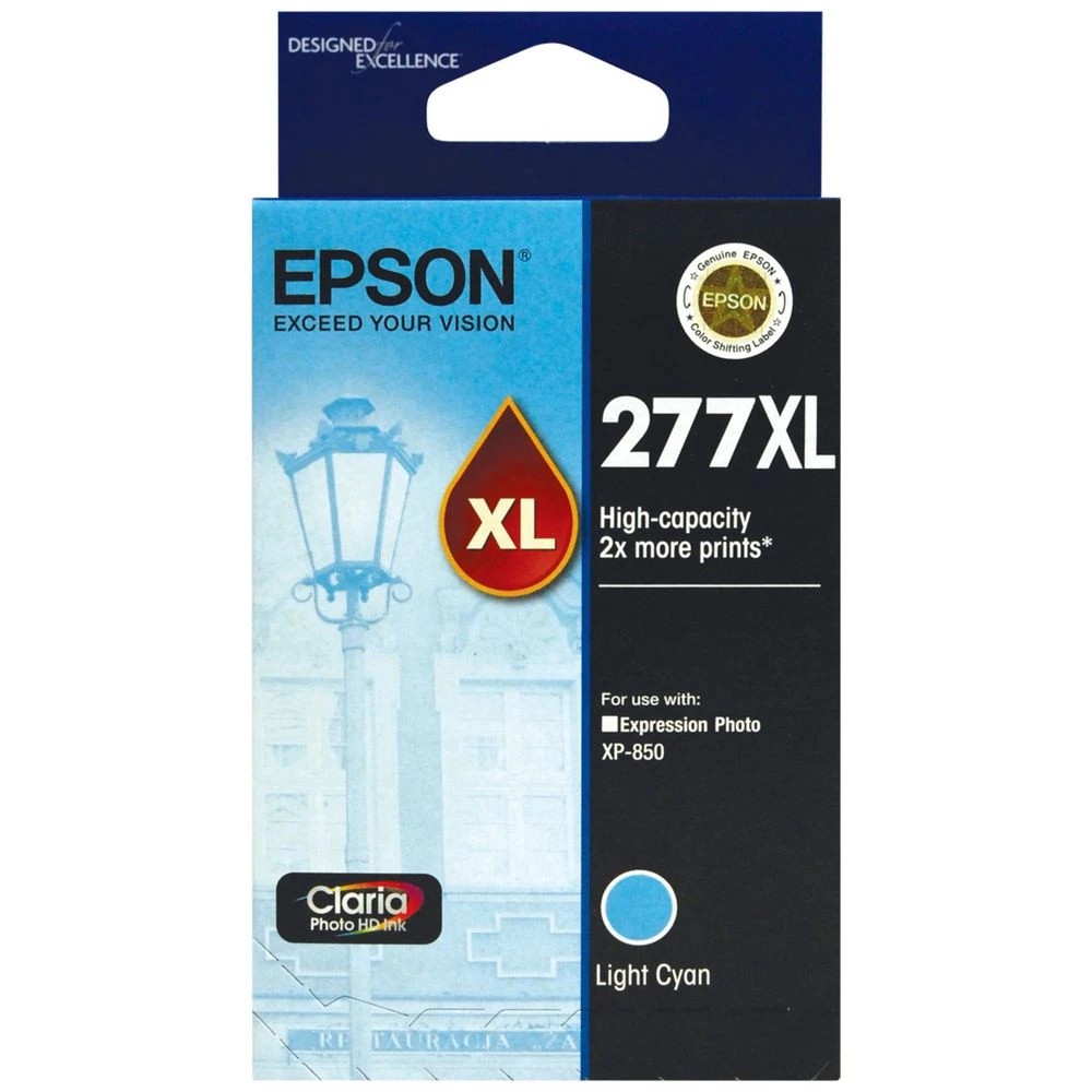 1 Epson 277XL Ink Cartridge Light Cyan, 1 of 1