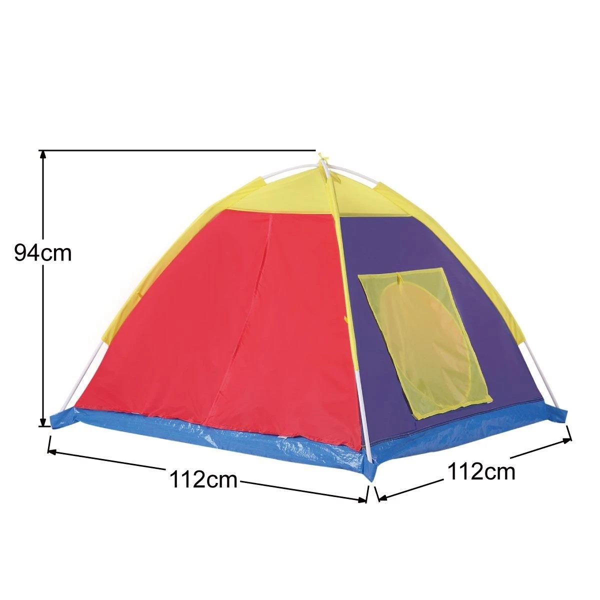 4 AUSWAY Kids Teepee & Tunnel Play Tent, 4 of 10