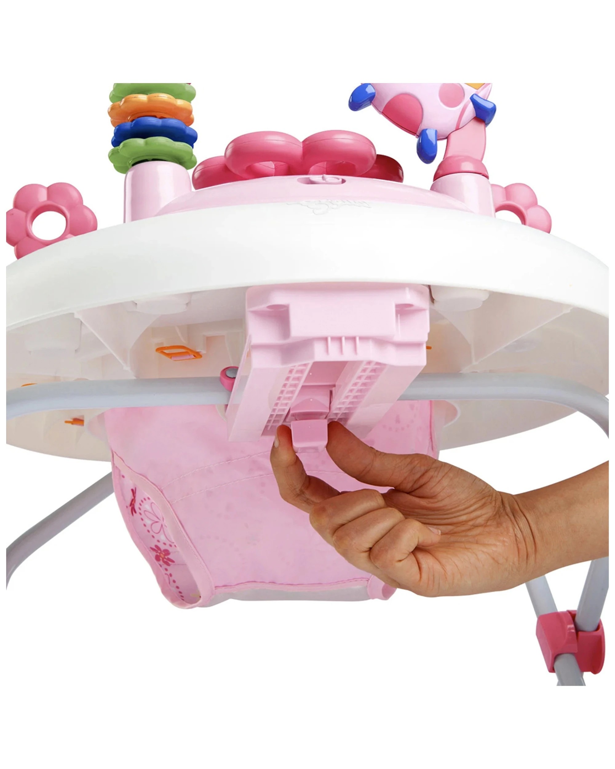 2 Bright Starts Juneberry Walkabout Baby Walker Set 6 12m
 - Pink, 2 of 6