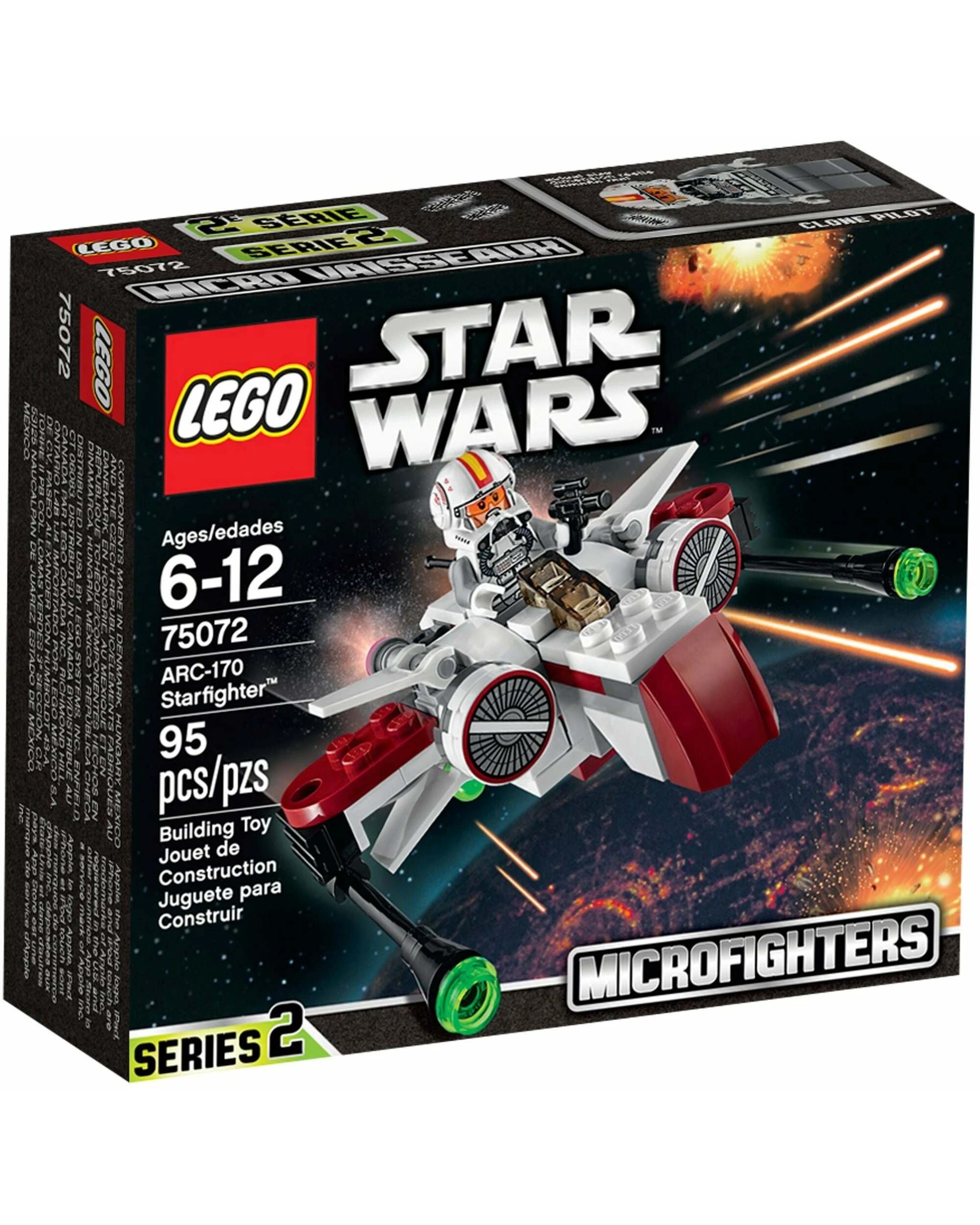 1 LEGO 75072 ARC-170 Starfighter Microfighter, 1 of 4