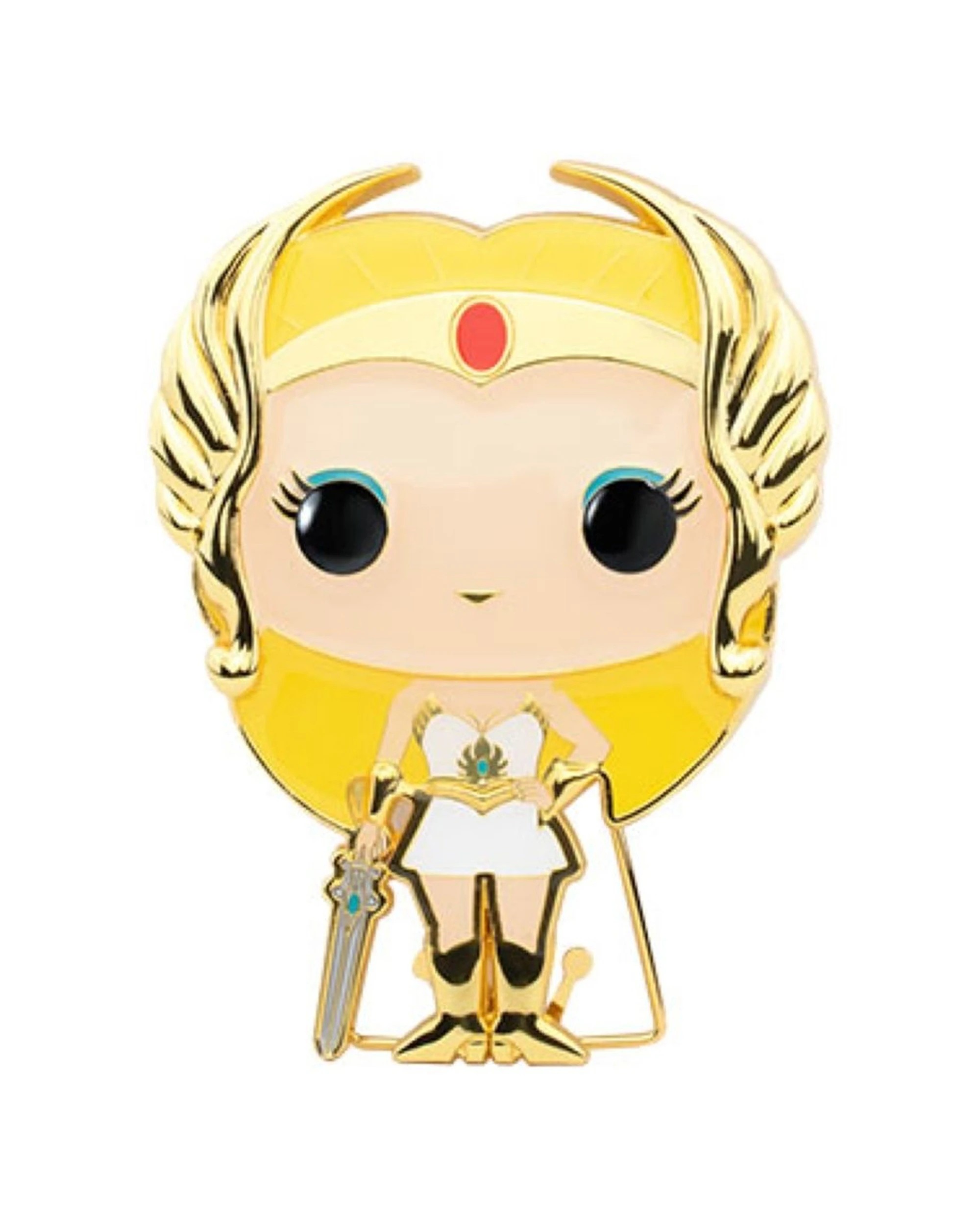 1 Pop Masters Of The Universe She-Ra 10cm Enamel Collectible Pin Display Box - Multi, 1 of 3