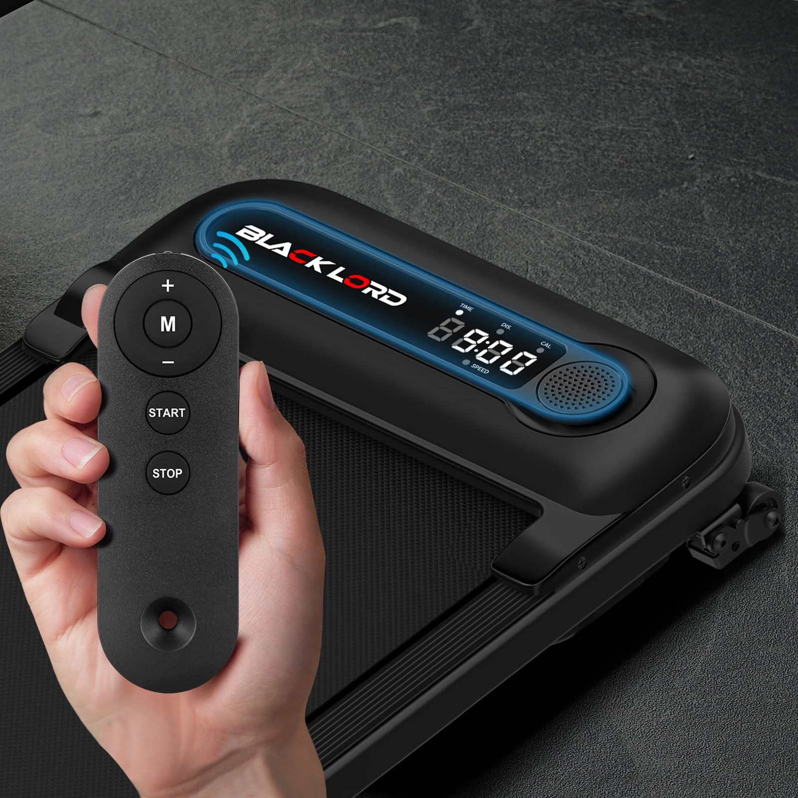 7 Black Lord Treadmill Electric Walking Pad Incline Shock Absorbers Home Gym - Black, 7 of 10