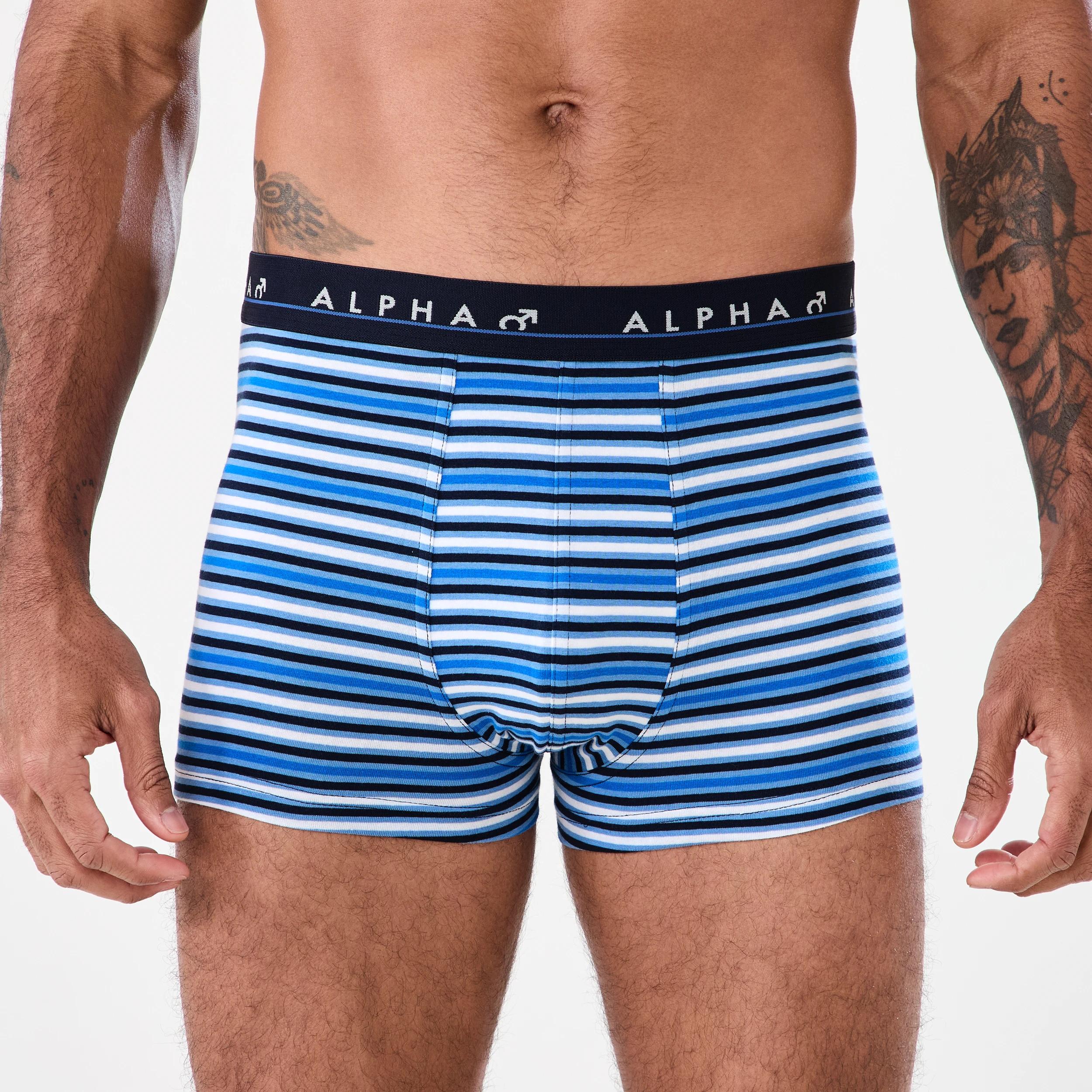 2 5 Pack Stripe and Plain Trunks Miami Strp, 2 of 10
