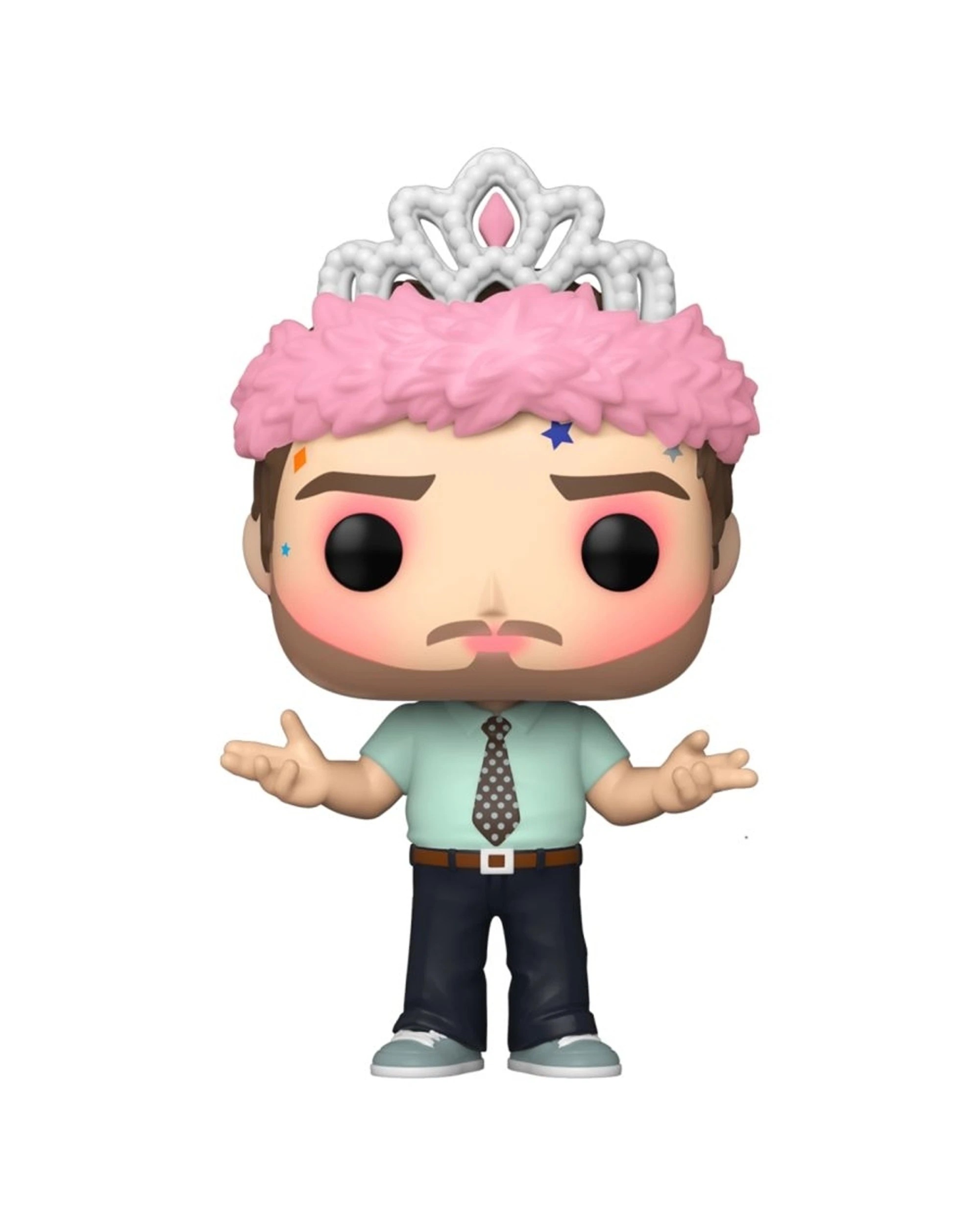 2 POP Parks Rec - Andy Princess Rainbow Sparkle Pop Pop Vinyl Figure 10cm - Multi, 2 of 3