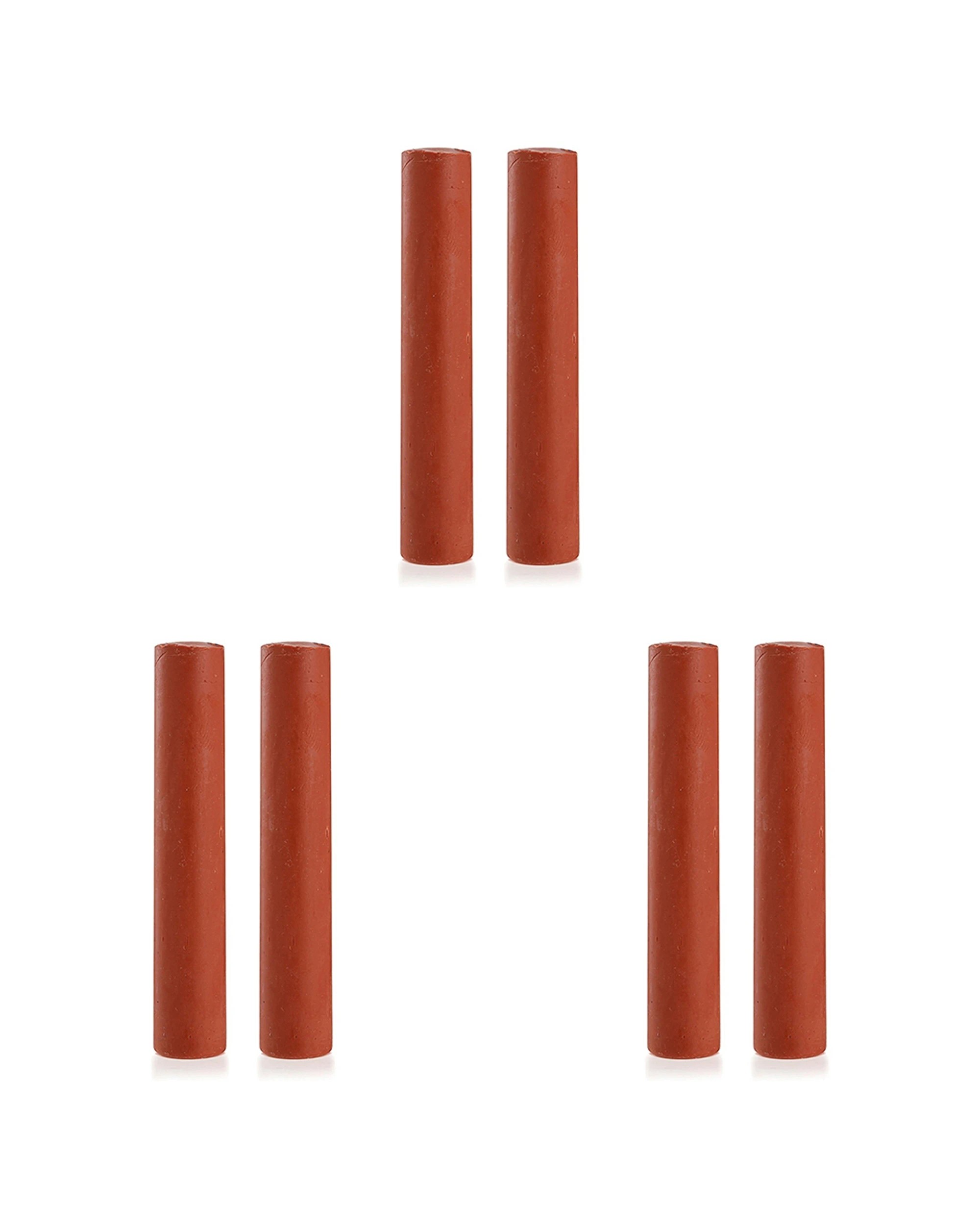 1 Gillys 6PC Beeswax Timber Wood Repair Filler Sticks - Orange - Clear, 1 of 1