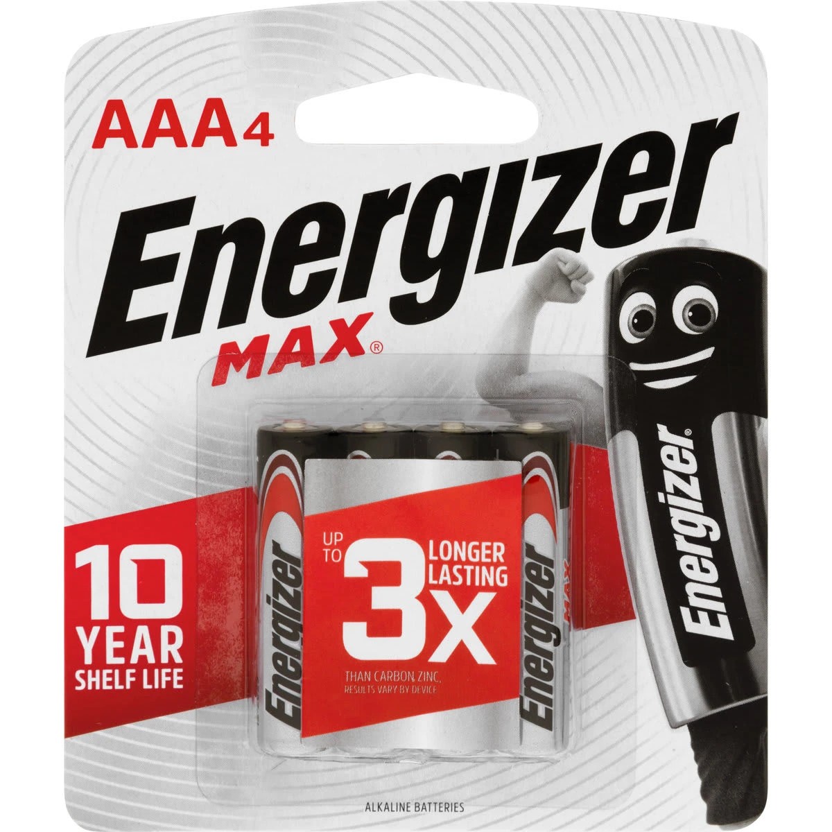 1 Energizer Max AAA Batteries - 4 Pack, 1 of 1