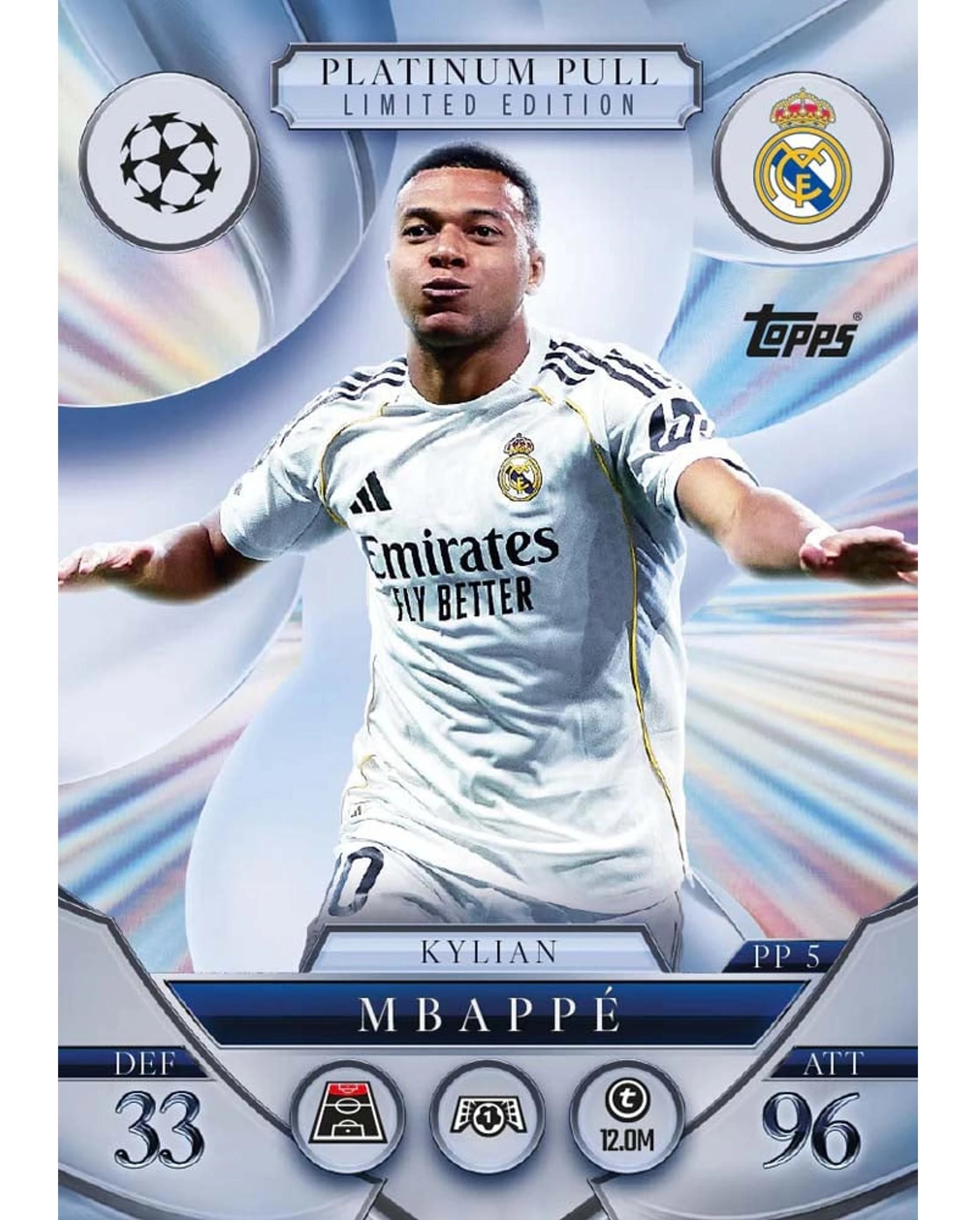 7 Topps Match Attax Extra UEFA Club Competitions 2025/2026 Edition Trading Cards Eco Pack, 7 of 10