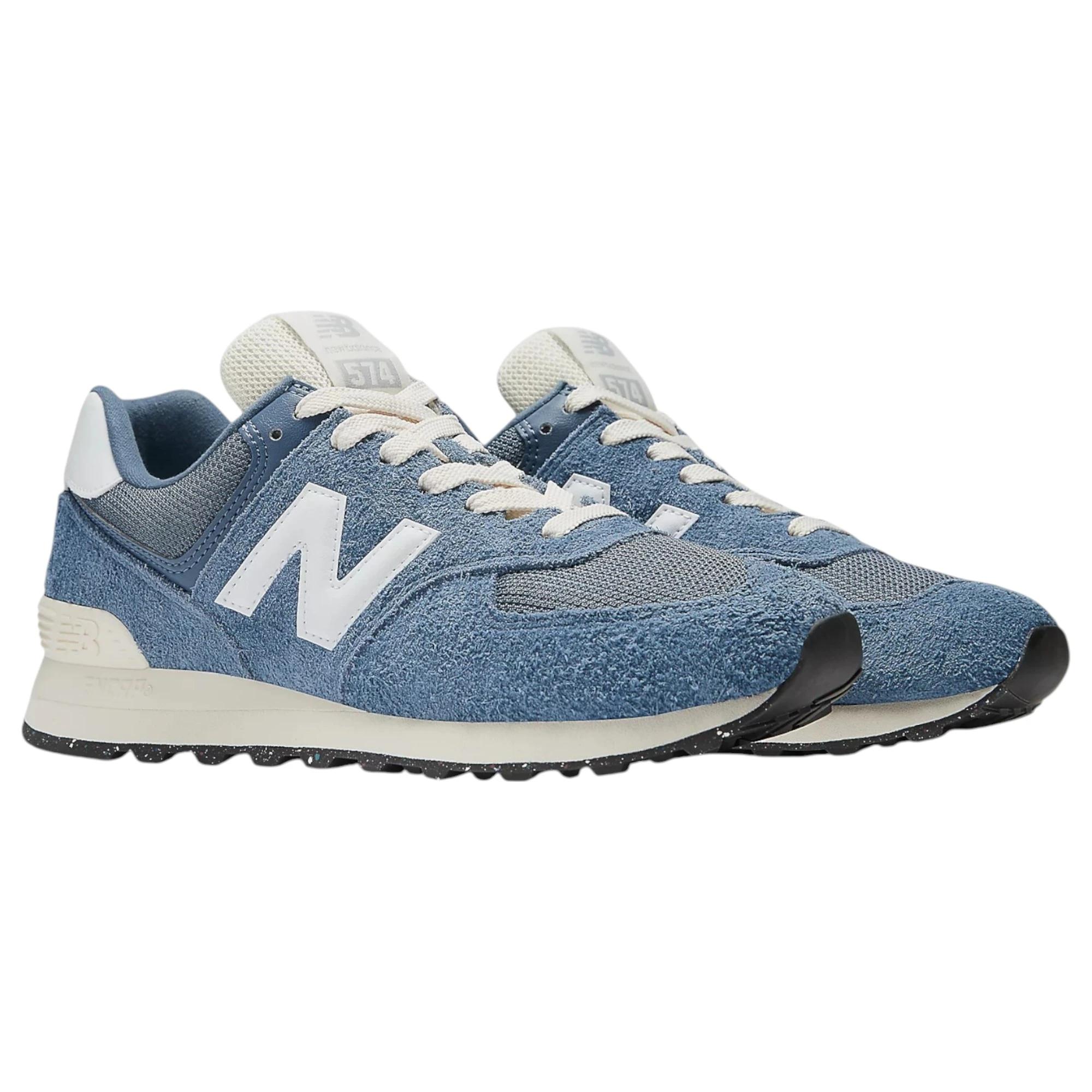 4 New Balance Mens 574 Vintage Indigo Blue Athletic Shoes INDIGO BLUE, 4 of 6
