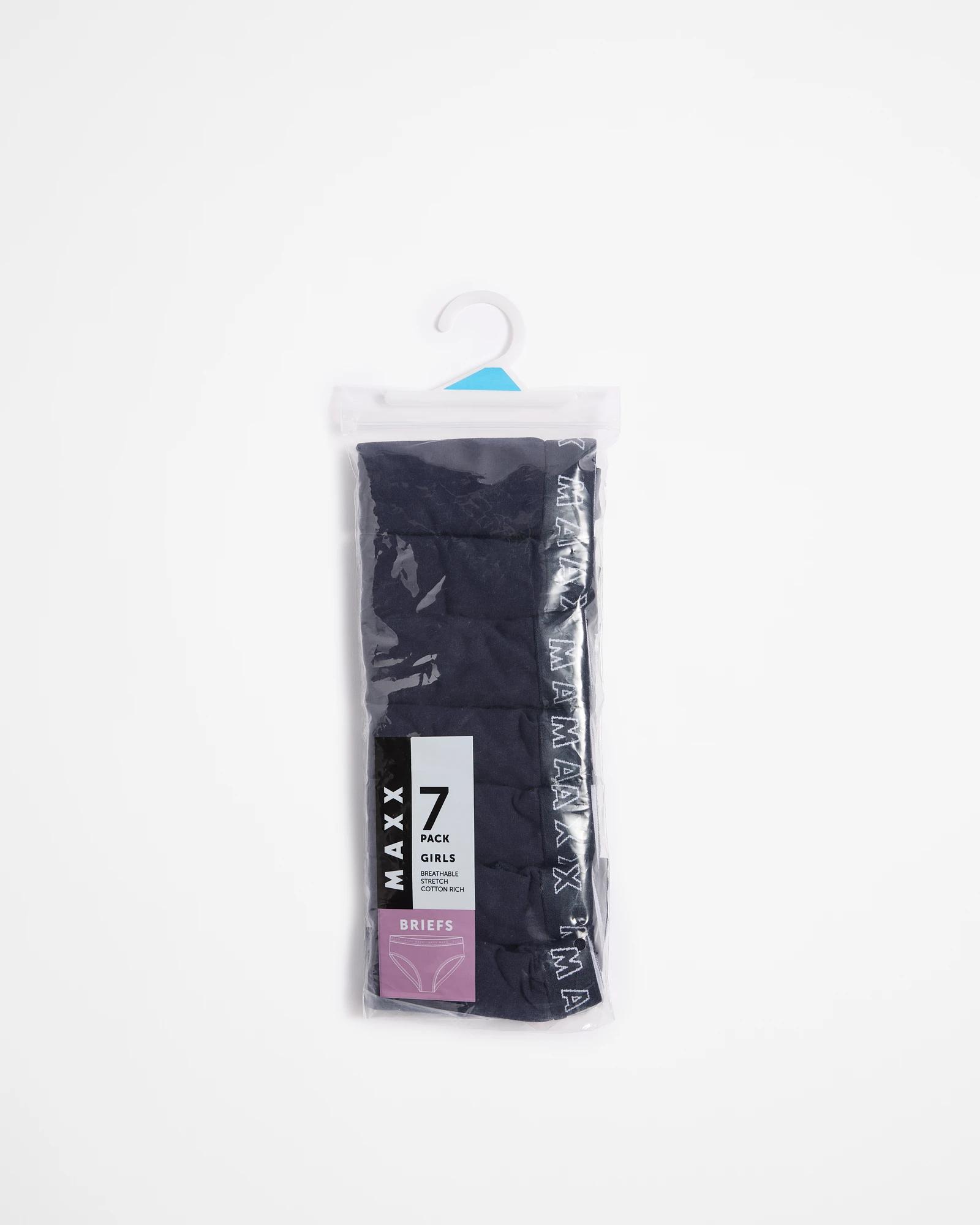 2 Girls Underwear Briefs 7 Pack - Maxx NAVY, 2 of 2
