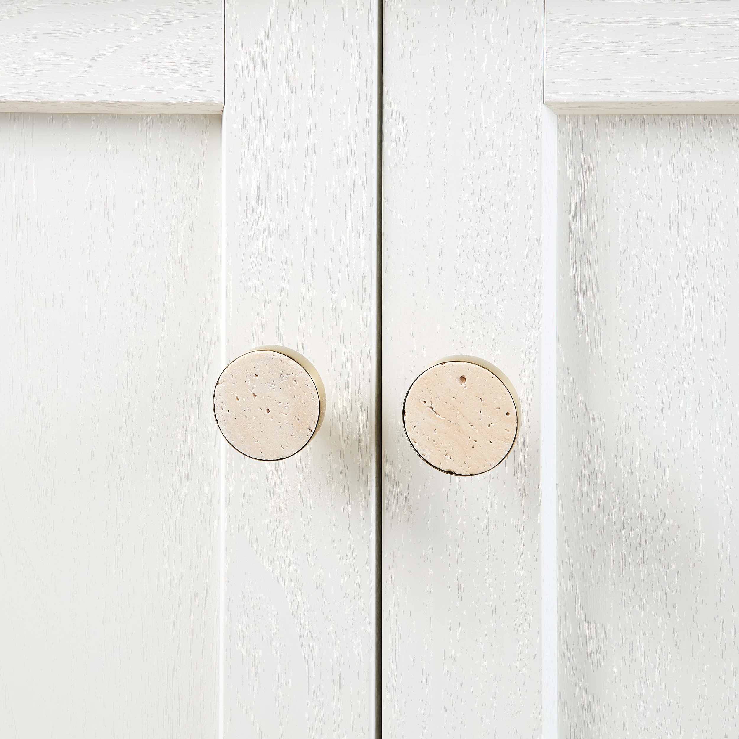 1 2 Pack Travertine Handles, 1 of 8