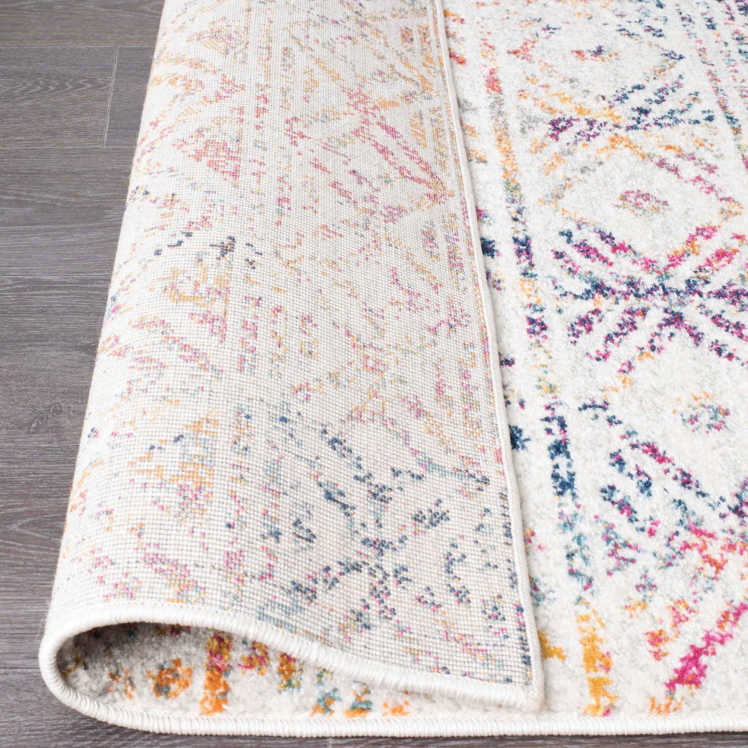 6 Common Ground Rugs Bluebay 456 290x200cm - Large Floor Rug - White, 6 of 6