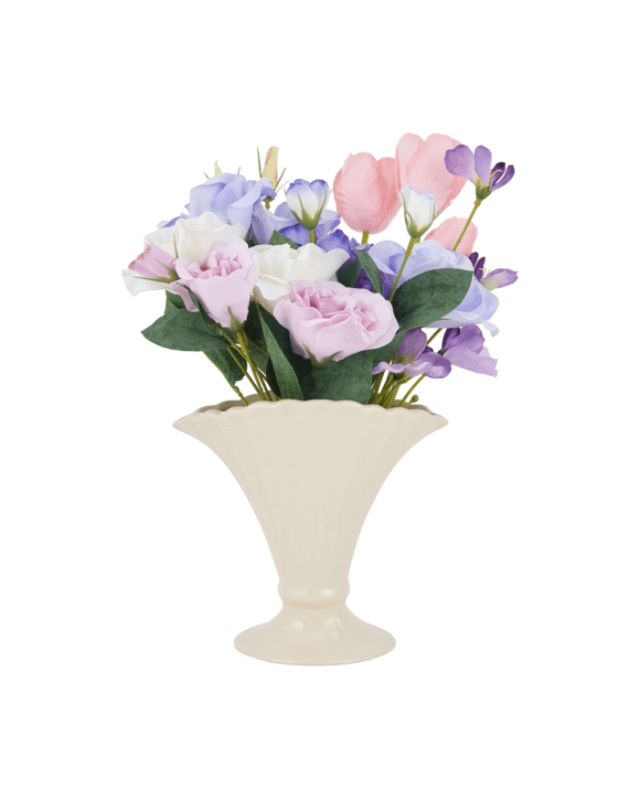 Artificial Vintage Florals in Vase