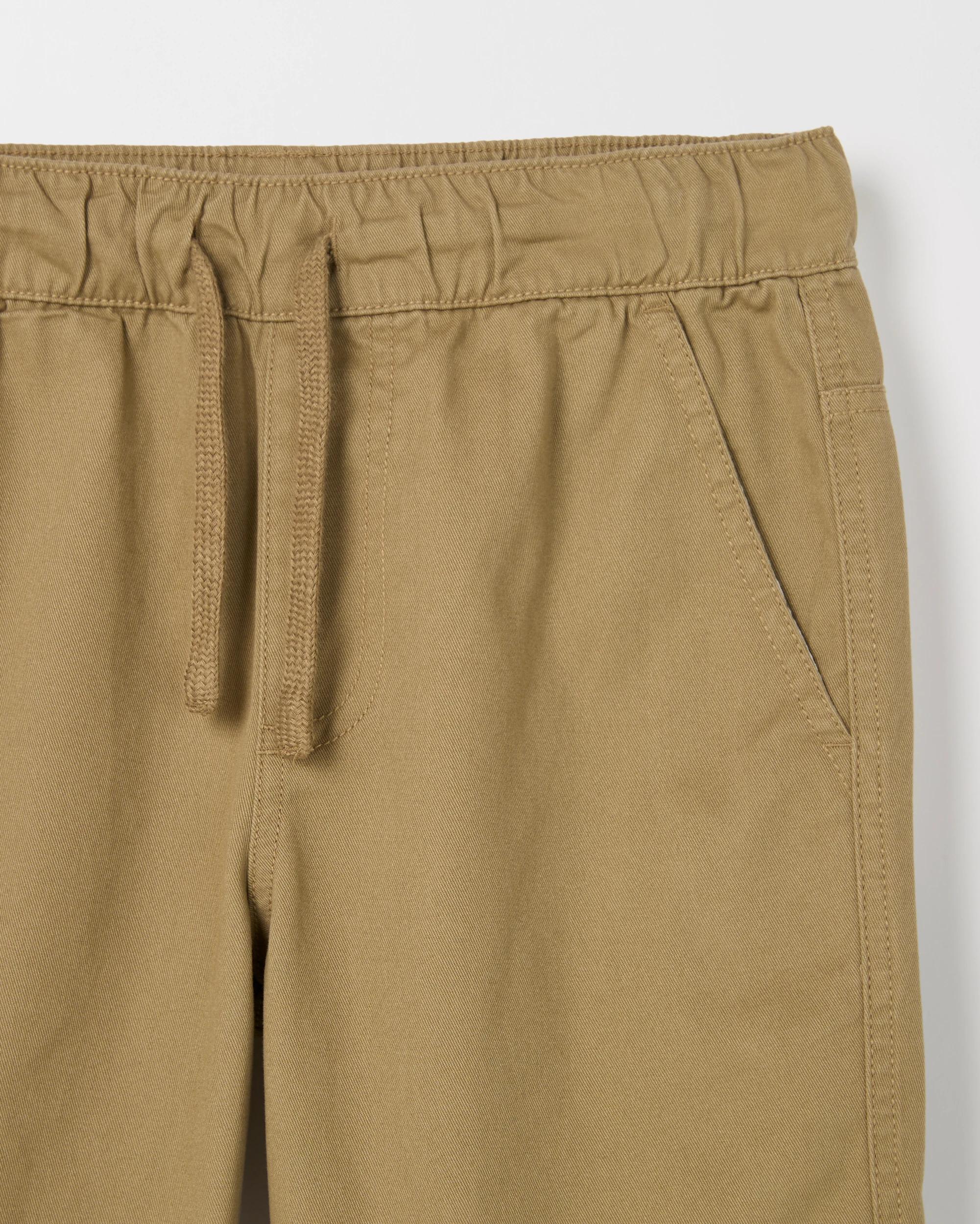 7 Target Kids Elastic Waist Chino Shorts NEUTRAL, 7 of 7