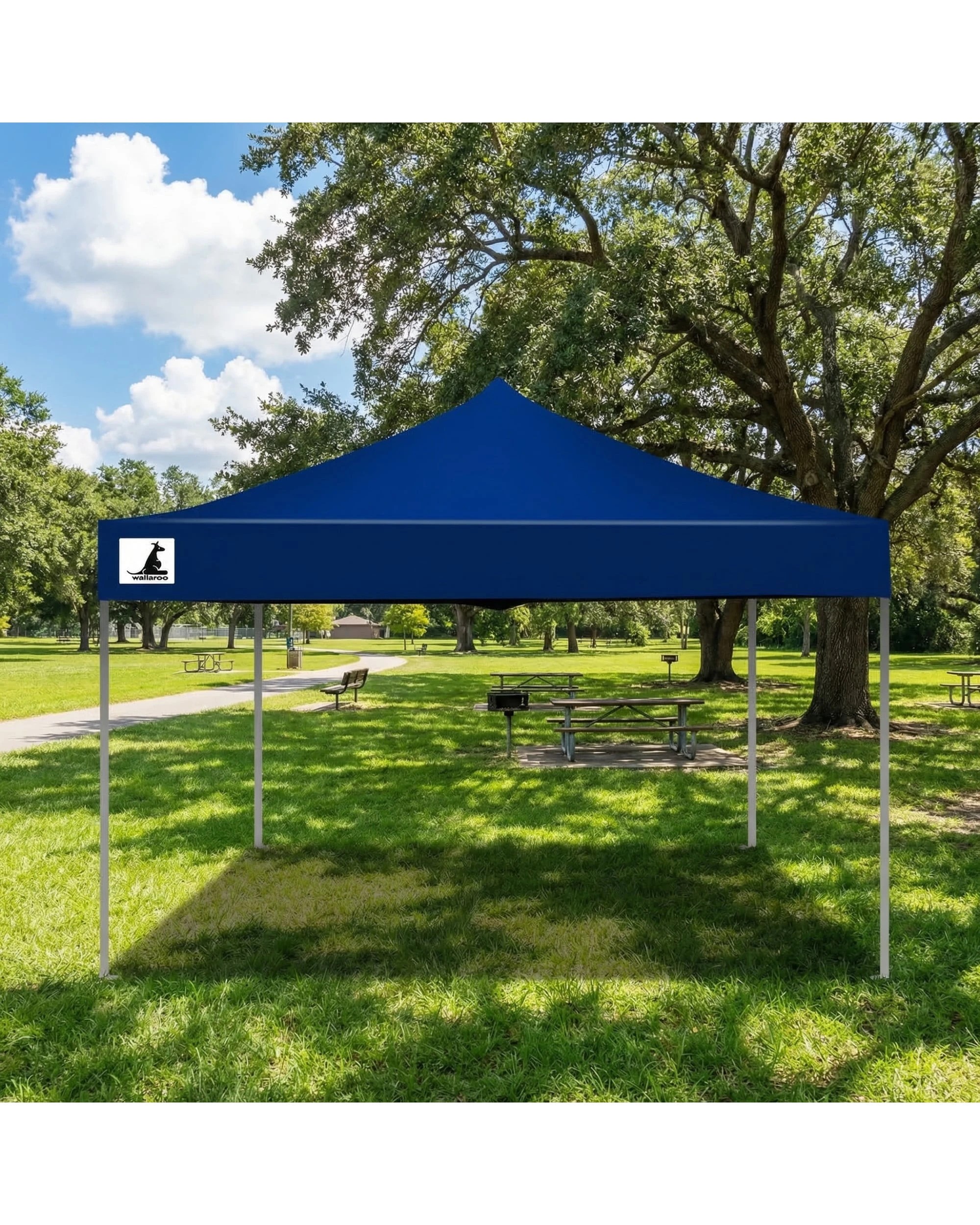 4 Wallaroo 3m x 3m Replacement Roof for Pop-Up Gazebo - Blue, 4 of 4