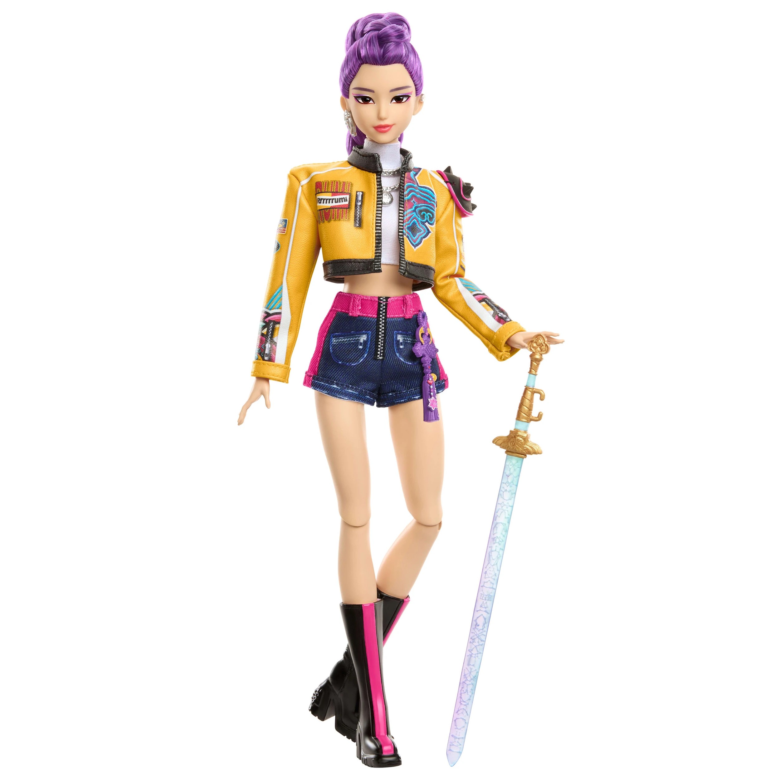2 KPop Demon Hunters HUNTR/X Rumi Fashion Doll, 2 of 5