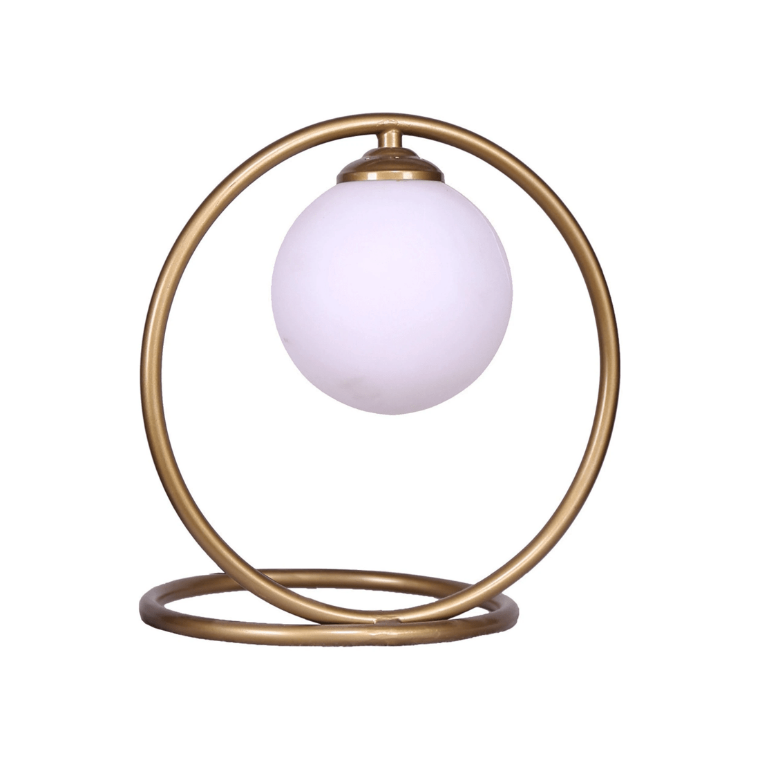 1 Sarantino Gold Metal Table Lamp, 1 of 8