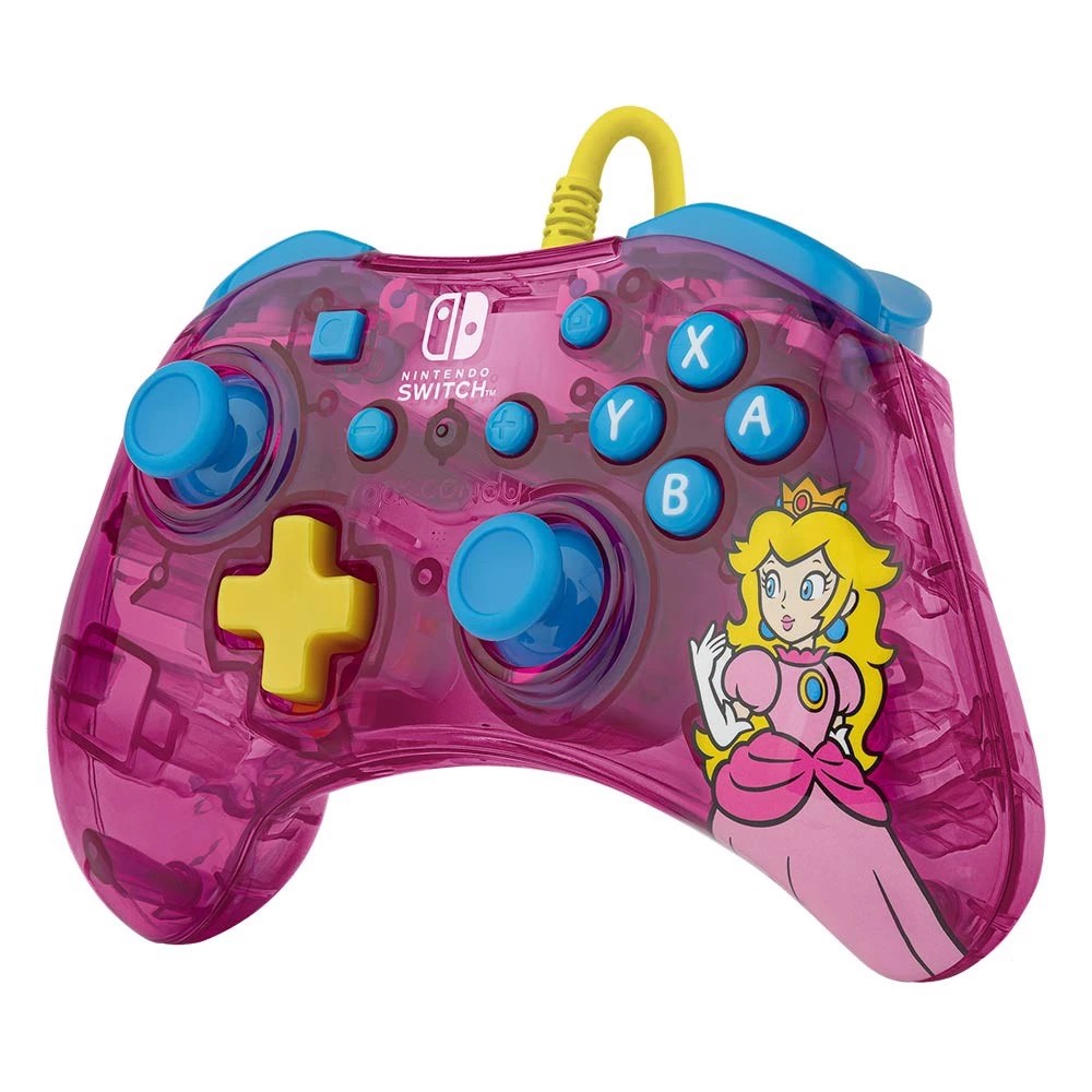 1 Rock Candy - Wired Controller - Bubblegum Peach - Pink, 1 of 6