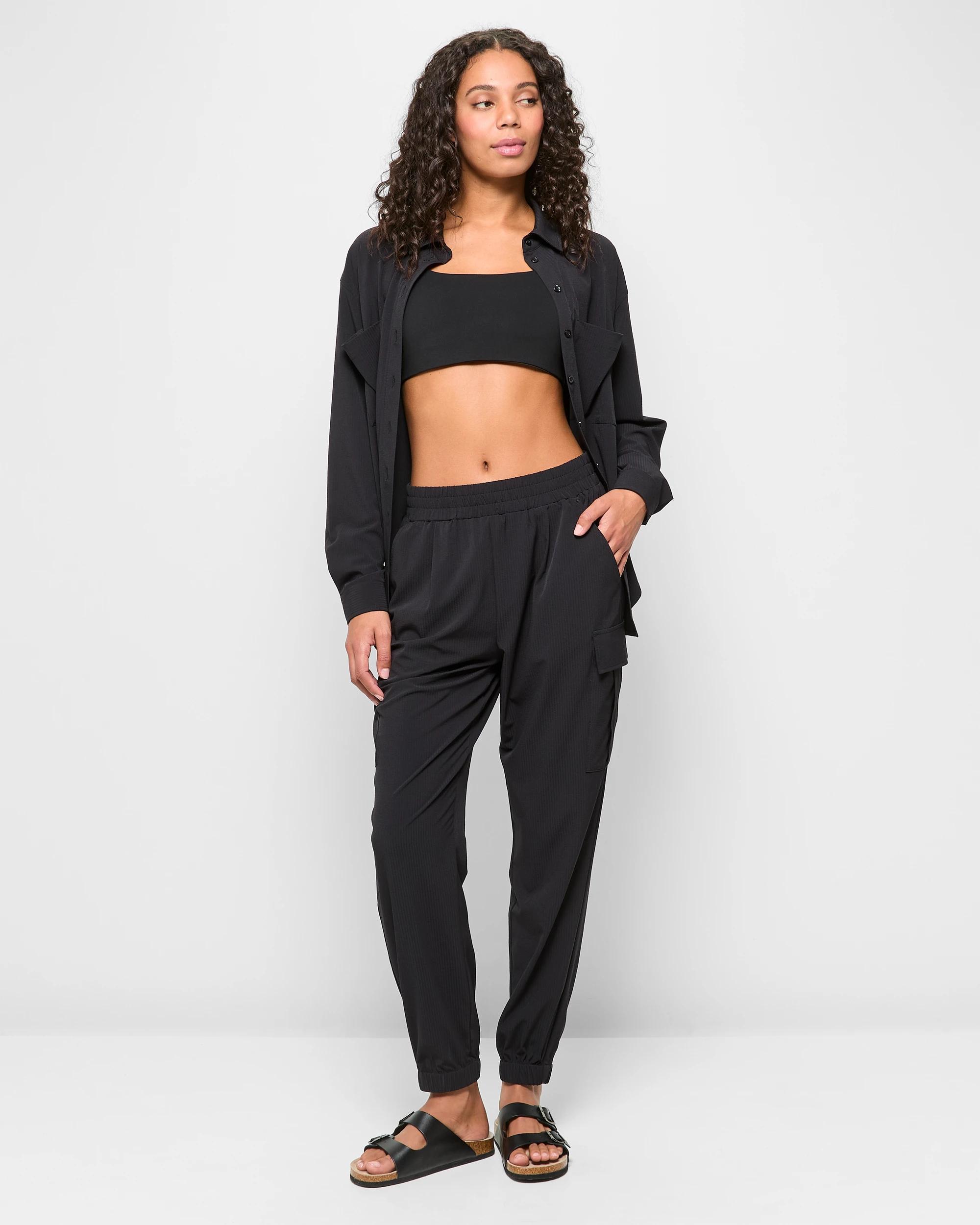 1 Target Active Woven Cargo Pants BLACK, 1 of 5