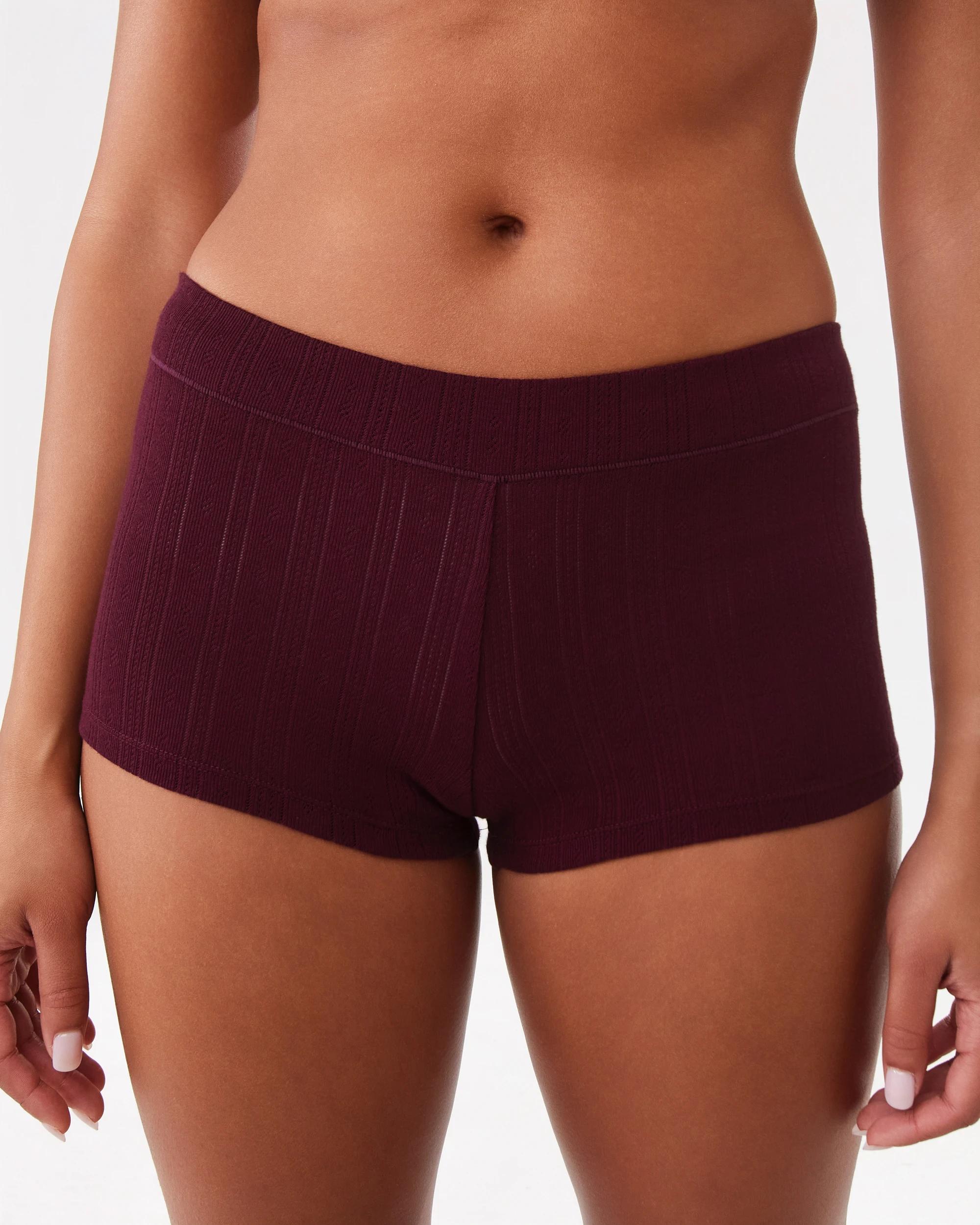 6 3 Pack Pointelle Boyleg Shorties Vlvt Ditsy, 6 of 10