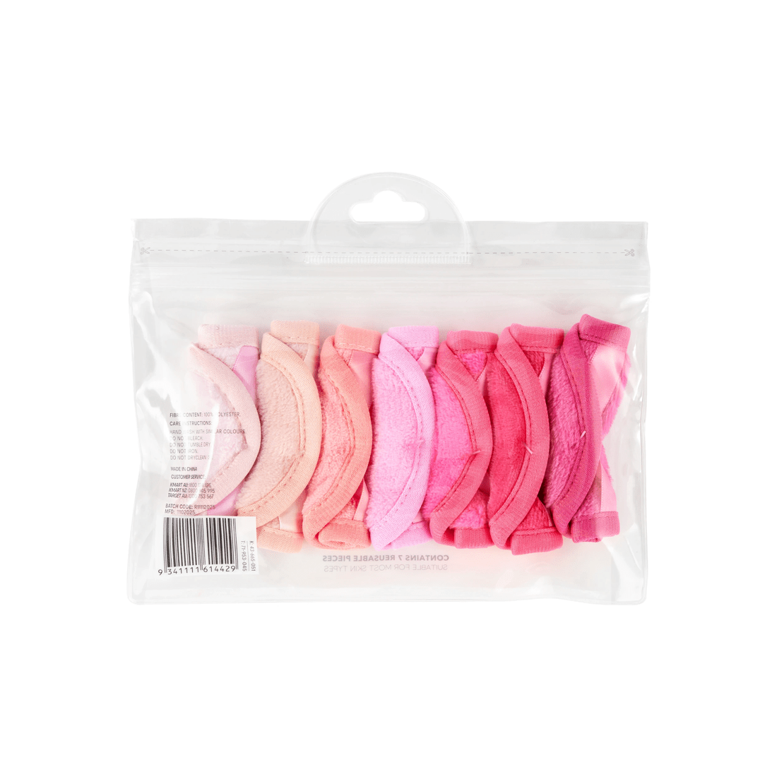 6 OXX Skincare 7 Pack Makeup Eraser Cleansing Cloth - Pink, 6 of 6