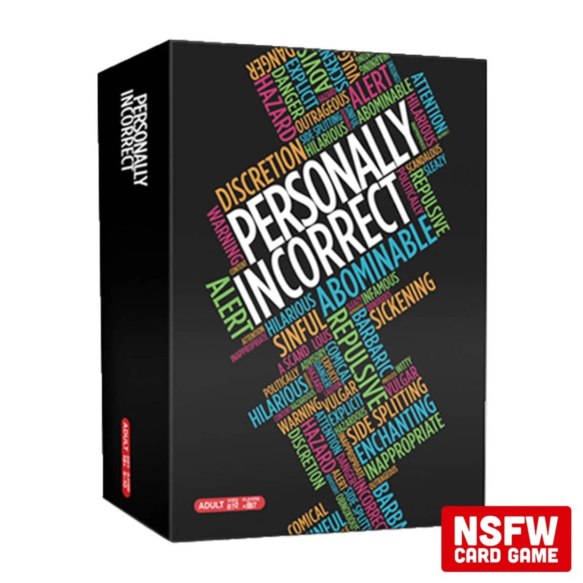 1 Personally Incorrect Card Game - NSFW, 1 of 1