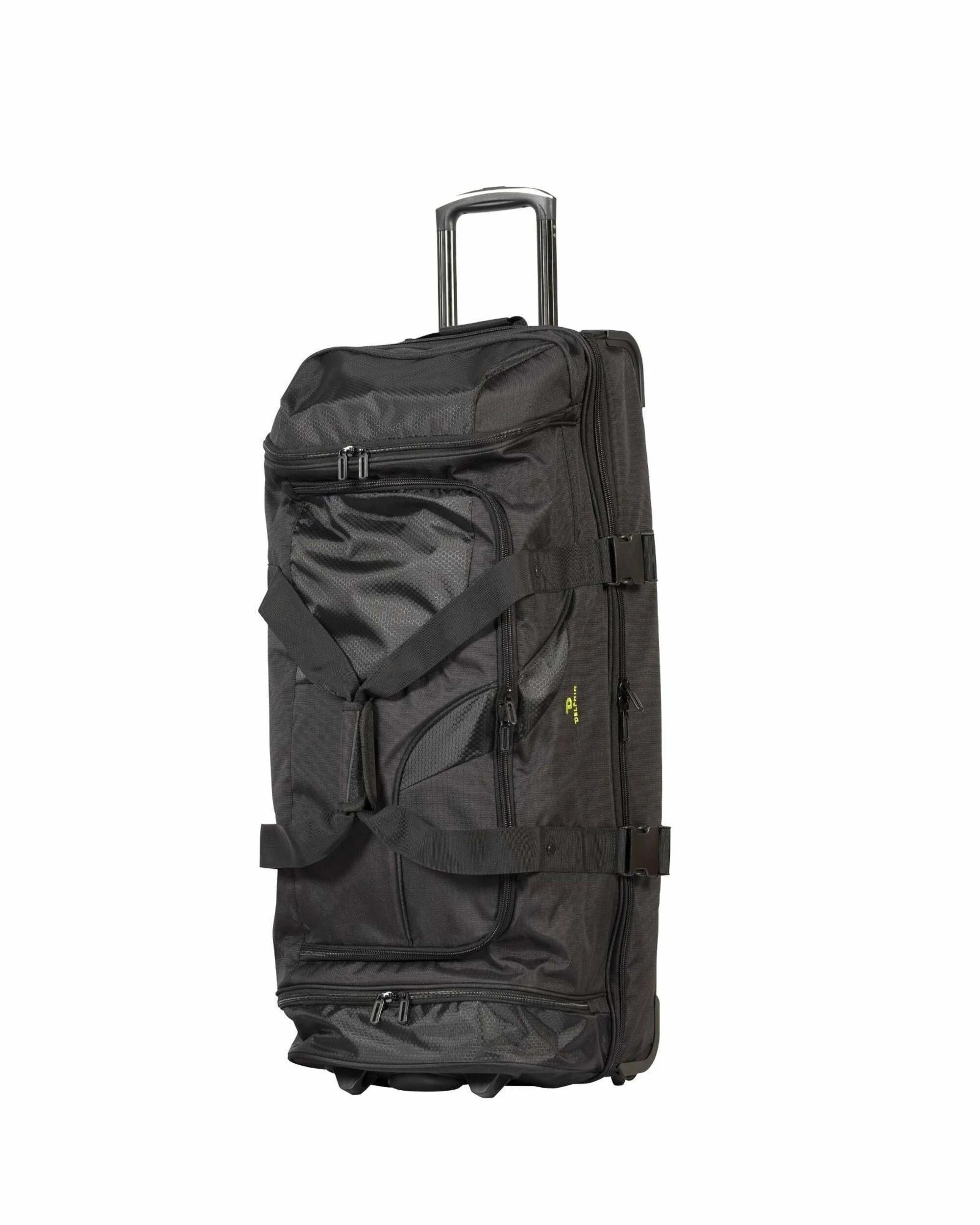 1 Delphin Corfu 2 Medium Wheeled Duffle Bag - 80L - Black, 1 of 5