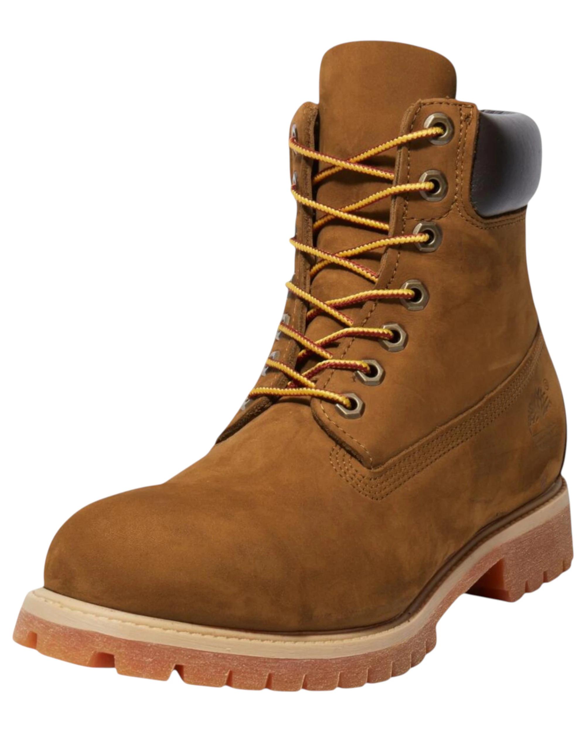 8 Timberland Mens 6-Inch Premium Dark Wheat Nubuck Waterproof Boots DARK WHEAT NUBUCK, 8 of 8