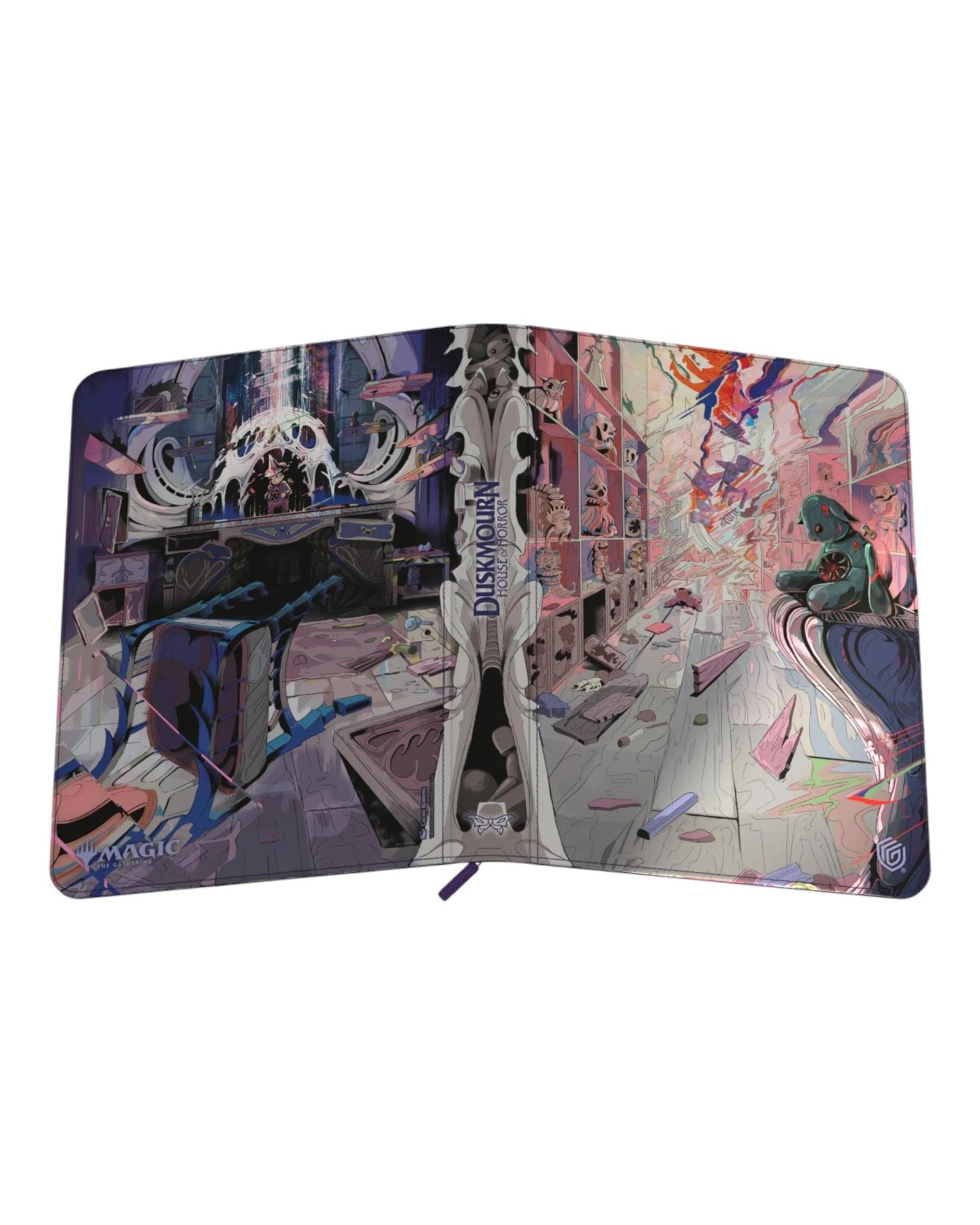 5 Ultimate Guard Magic The Gathering Duskmourn Porcelain Gallery 360 Xenoskin Zipfolio Folder - Multi, 5 of 5